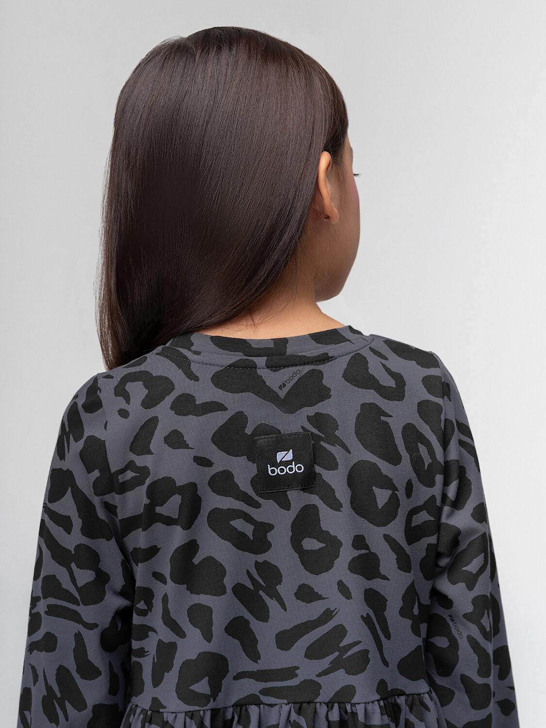 Bodo Платье 568249 18-189MD серый (черный)