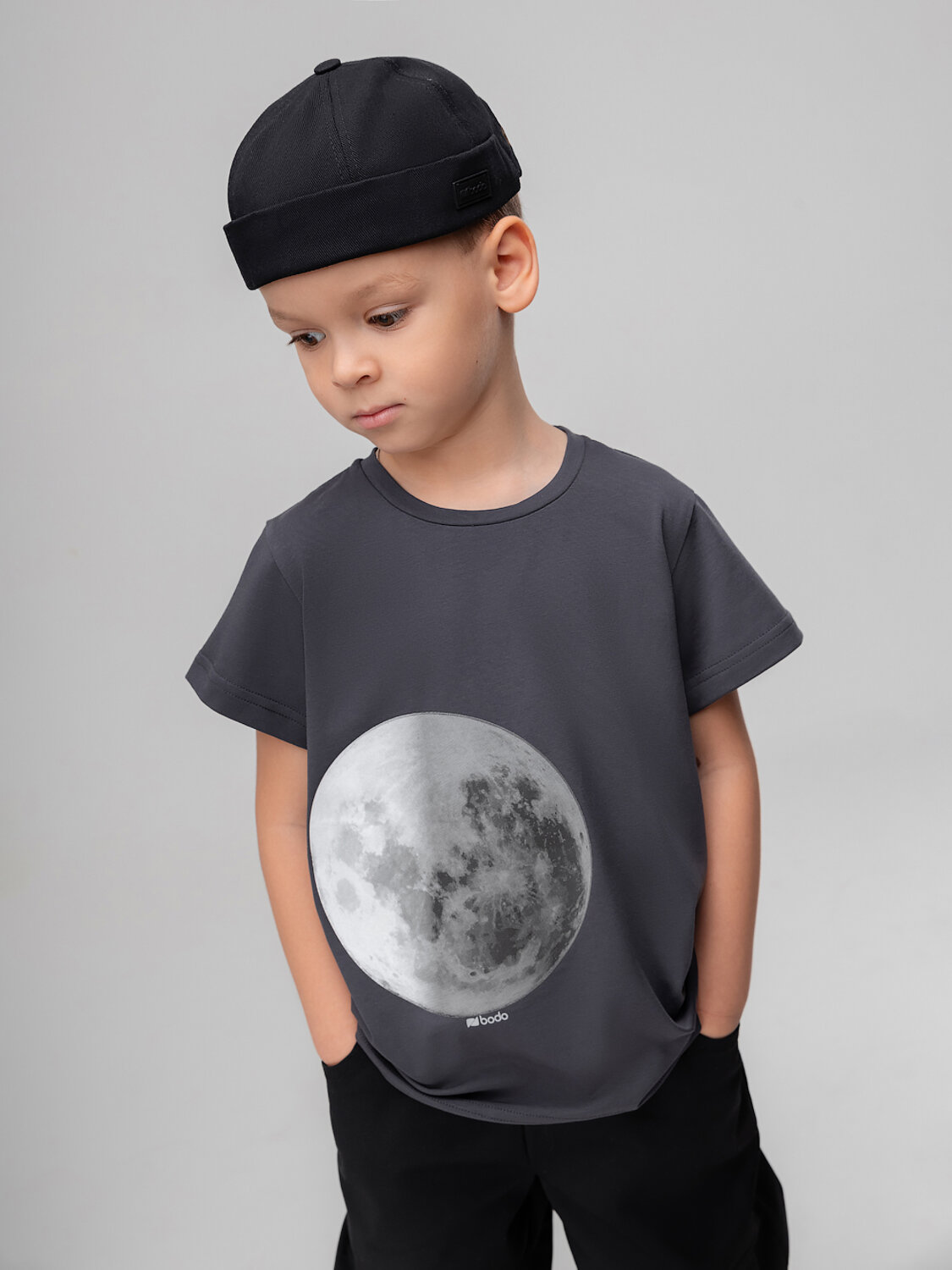 Bodo Футболка 568263 4-439MU темно-серый