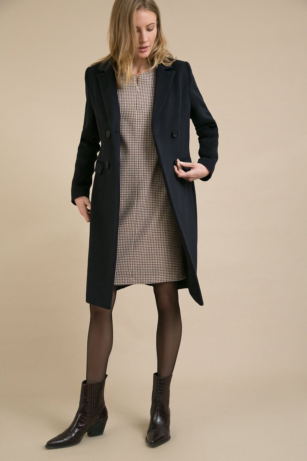 Emka Fashion Пальто 93850 R034/bastiya темно-синий