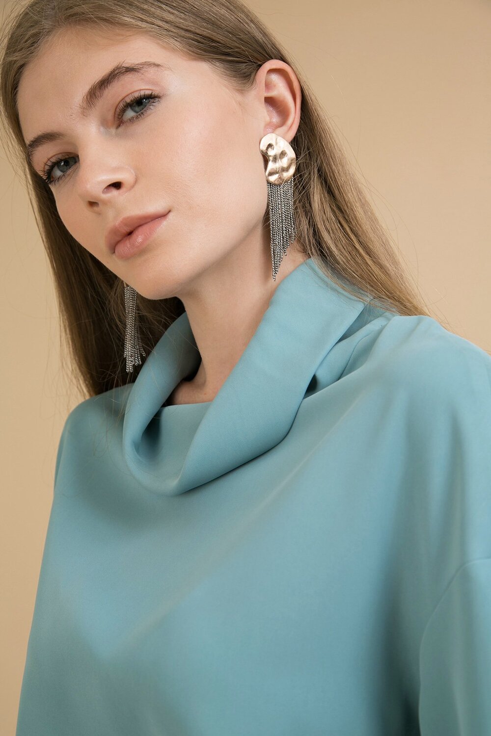 Emka Fashion Блузка 93863 B2268/antoniazi морская волна