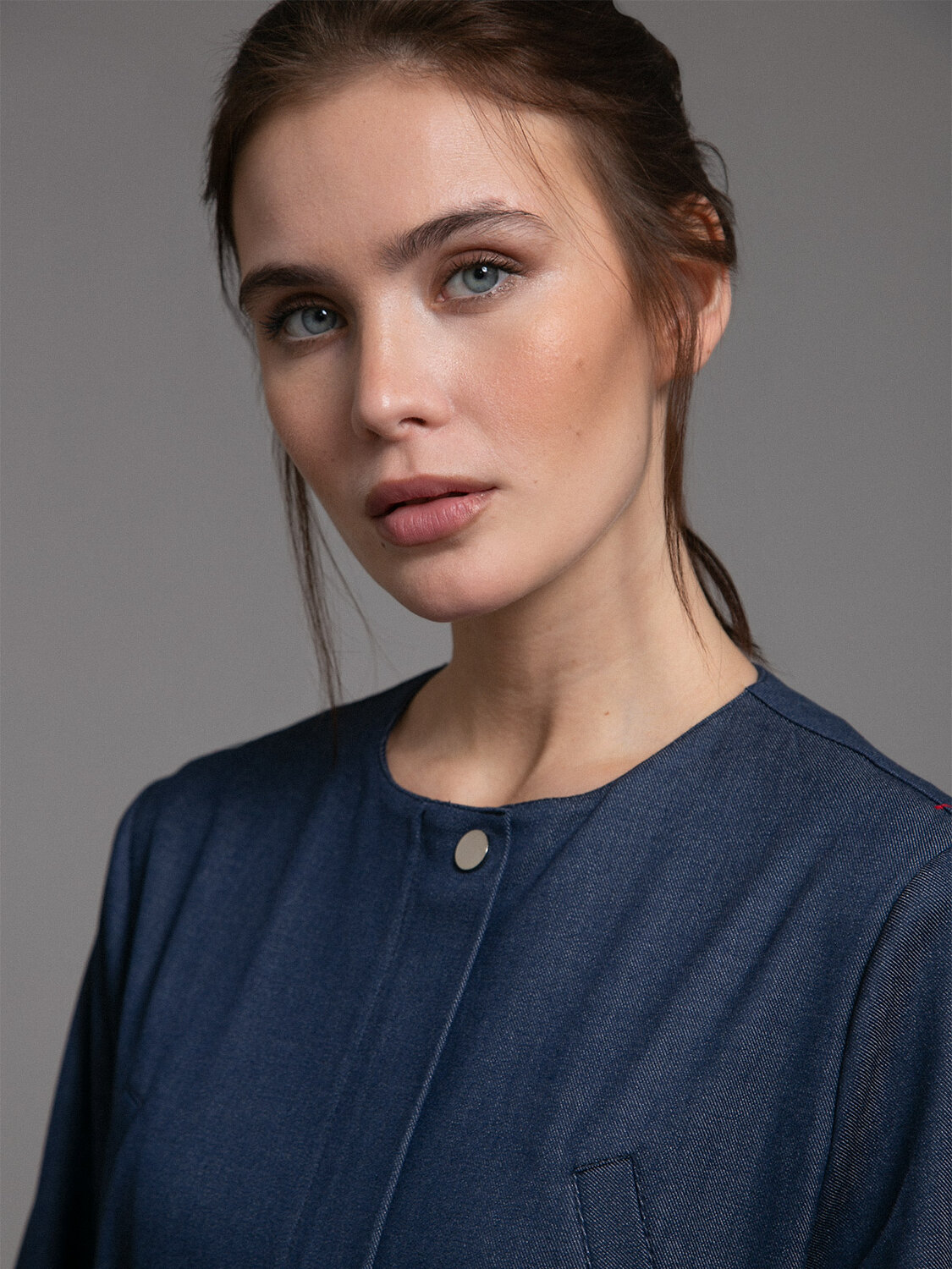 Emka Fashion Плащ 93983 T002/rayona синий