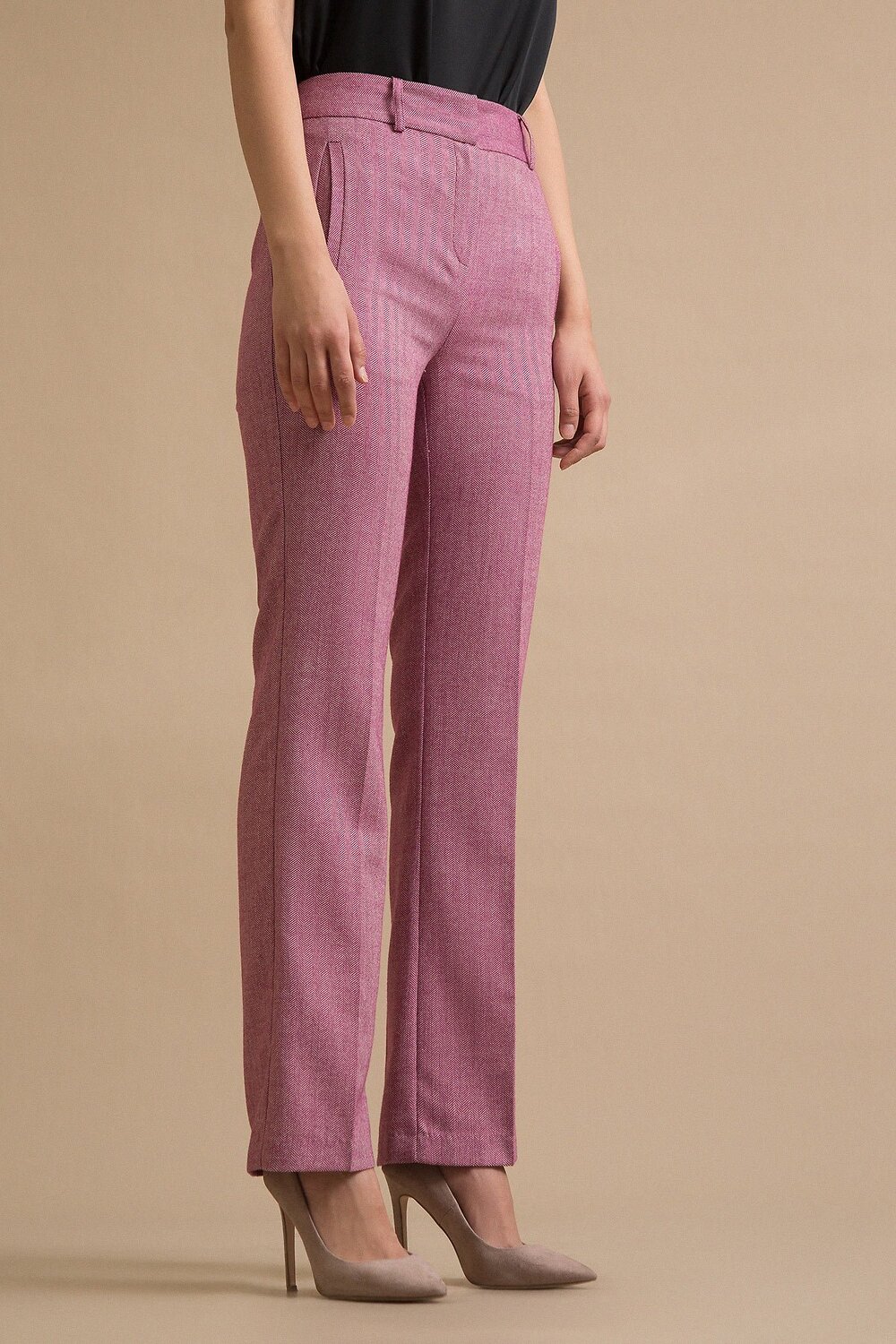 Emka Fashion Брюки 93988 D157/lukiy малиновый