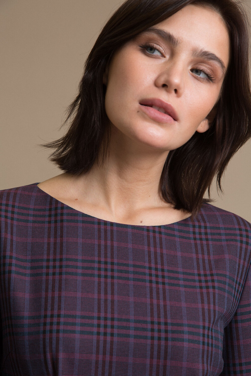 Emka Fashion Платье 94032 PL1059/hong бордовый
