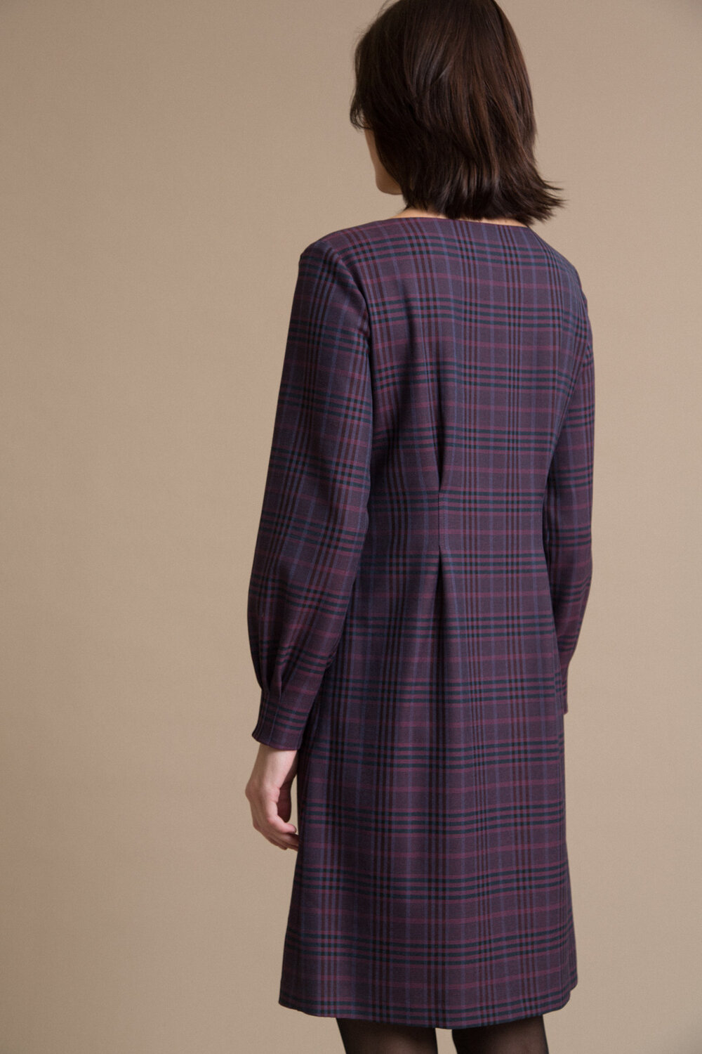 Emka Fashion Платье 94032 PL1059/hong бордовый