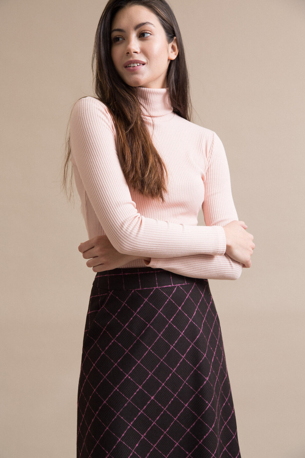 Emka Fashion Юбка 94083 S853/tirota темно-коричневый