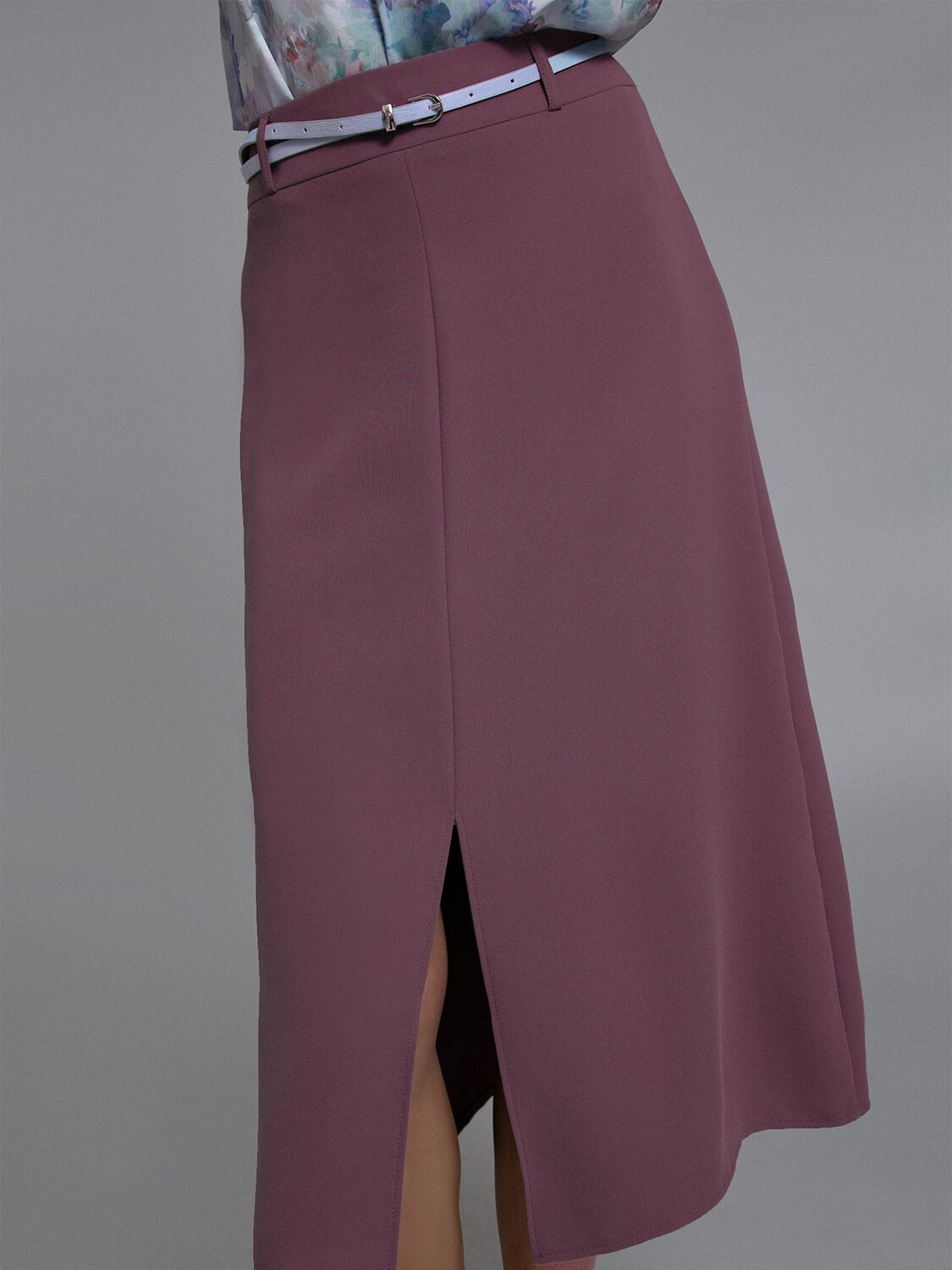Emka Fashion Юбка 94107 S879/alie сливовый