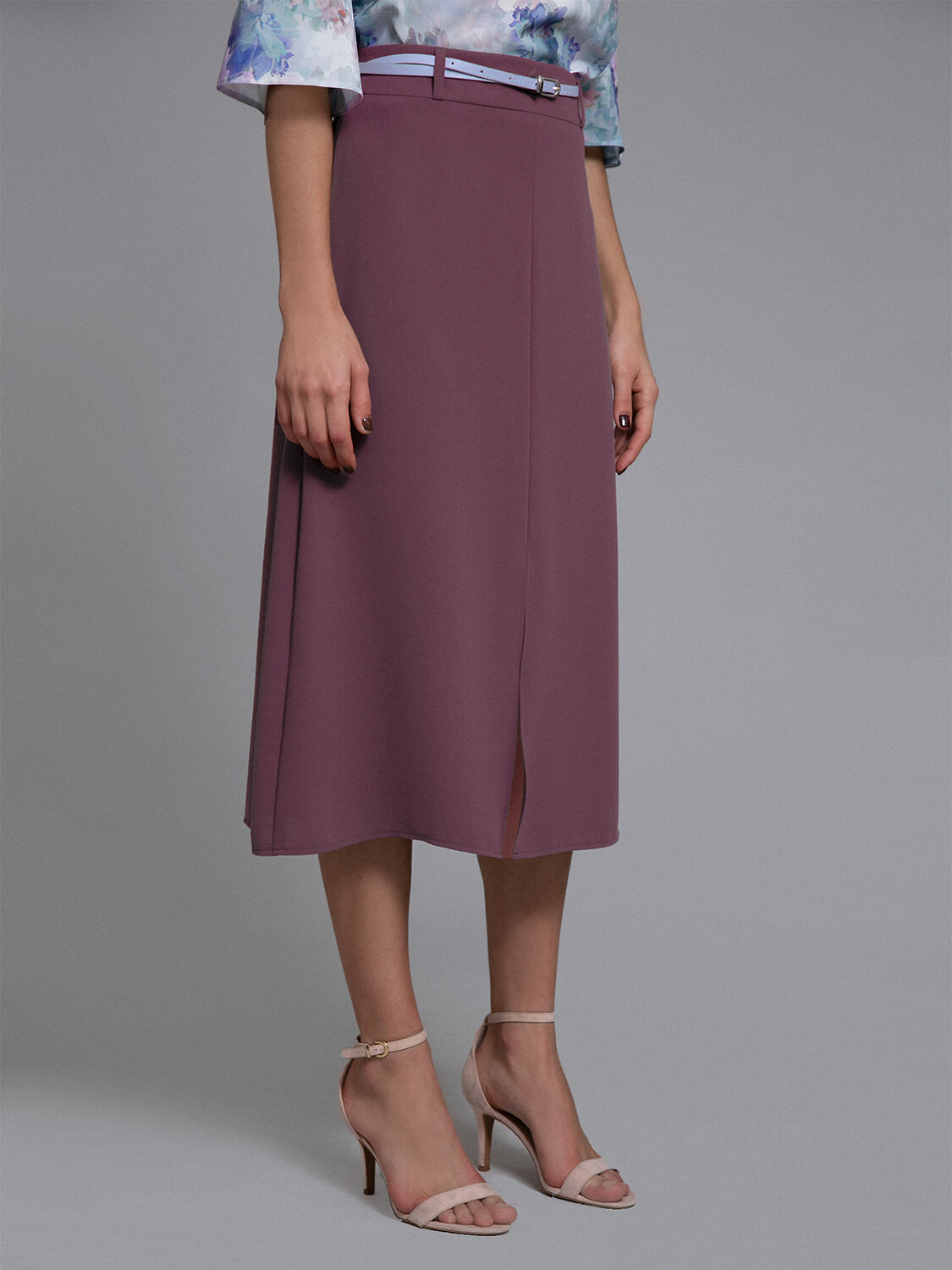 Emka Fashion Юбка 94107 S879/alie сливовый