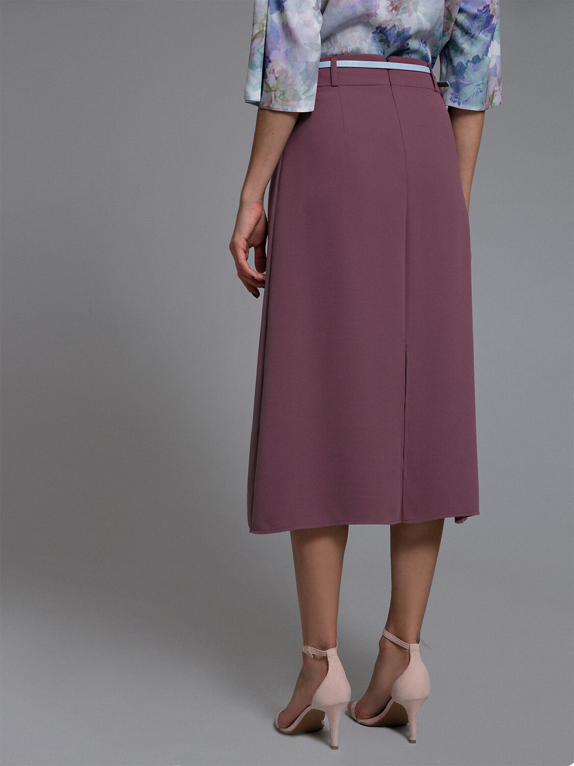 Emka Fashion Юбка 94107 S879/alie сливовый