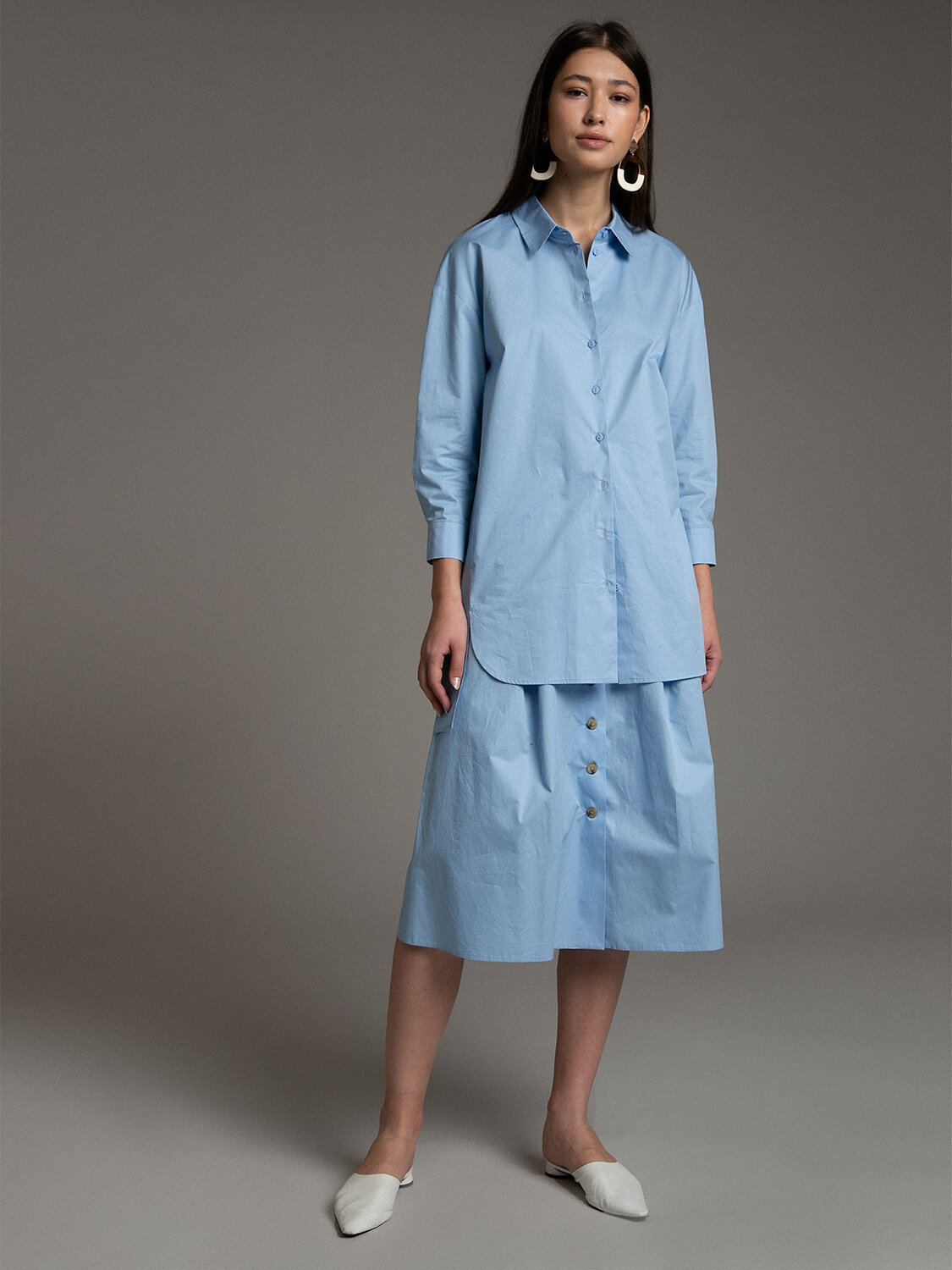 Emka Fashion Юбка 94126 S887/morris голубой