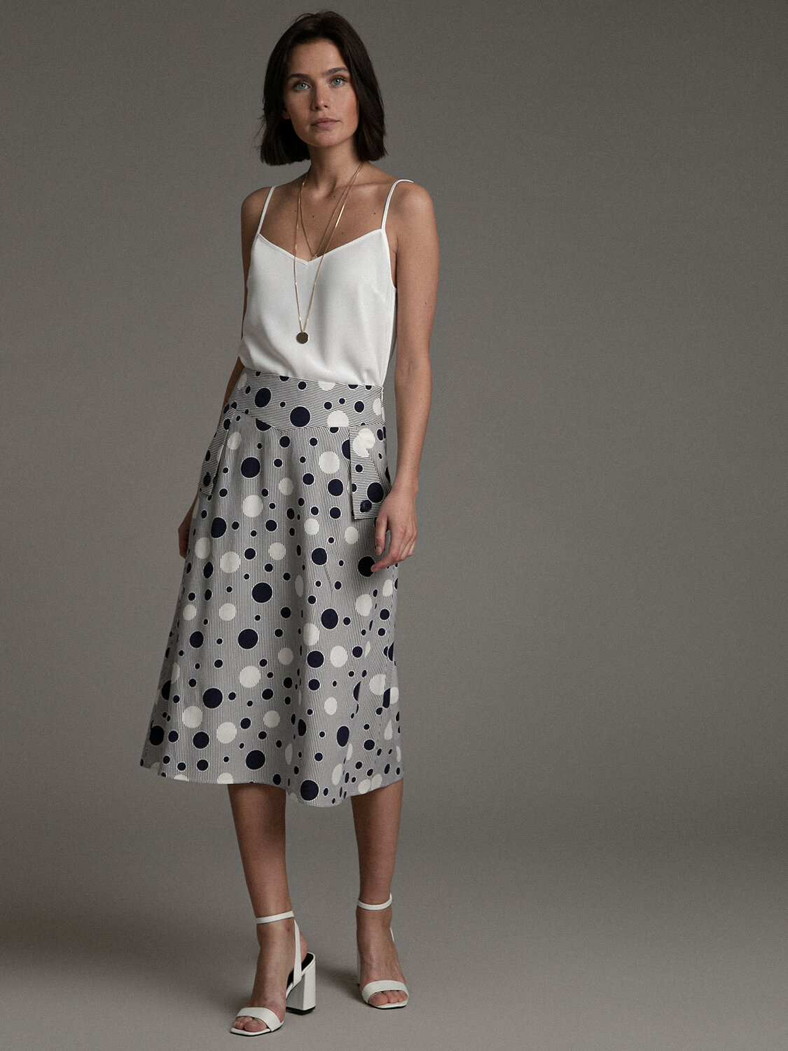 Emka Fashion Юбка 94127 S891/paulo синий