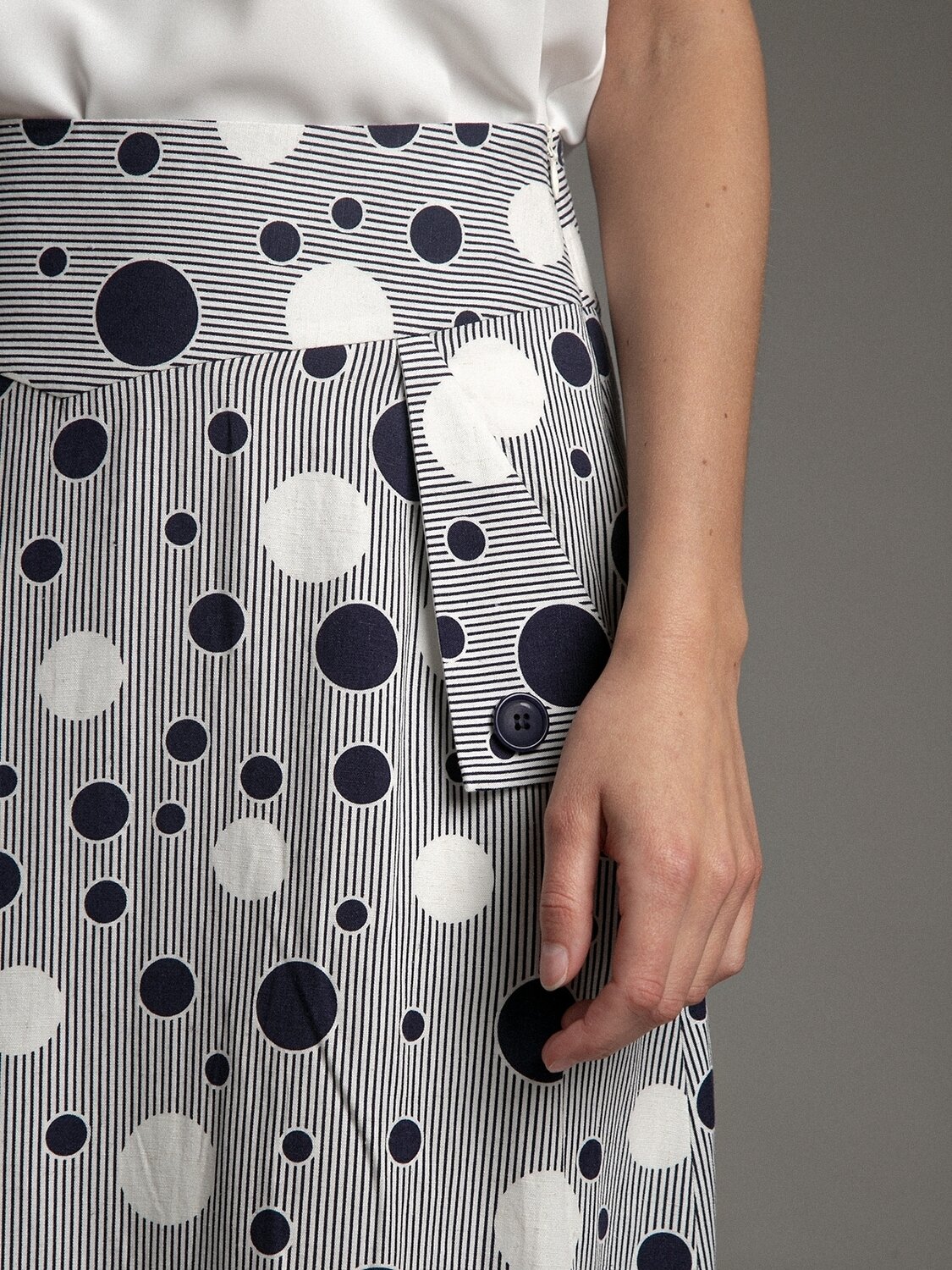 Emka Fashion Юбка 94127 S891/paulo синий