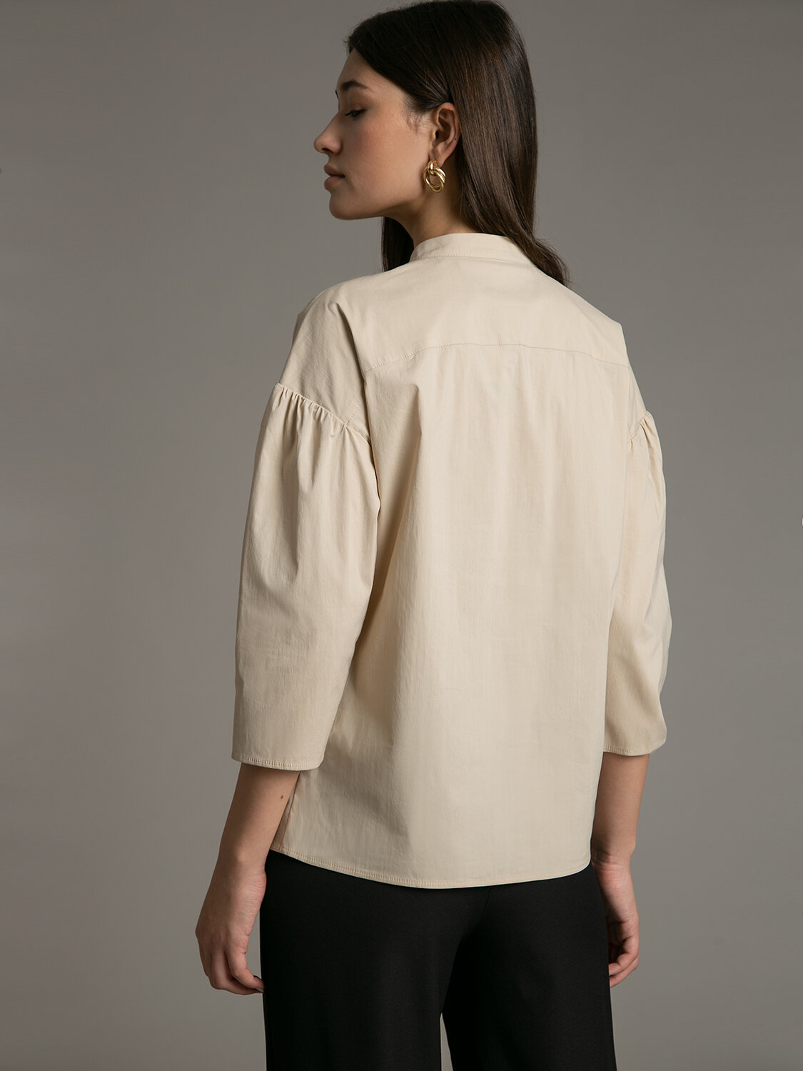 Emka Fashion Блузка 94596 B2504/mavli бежевый