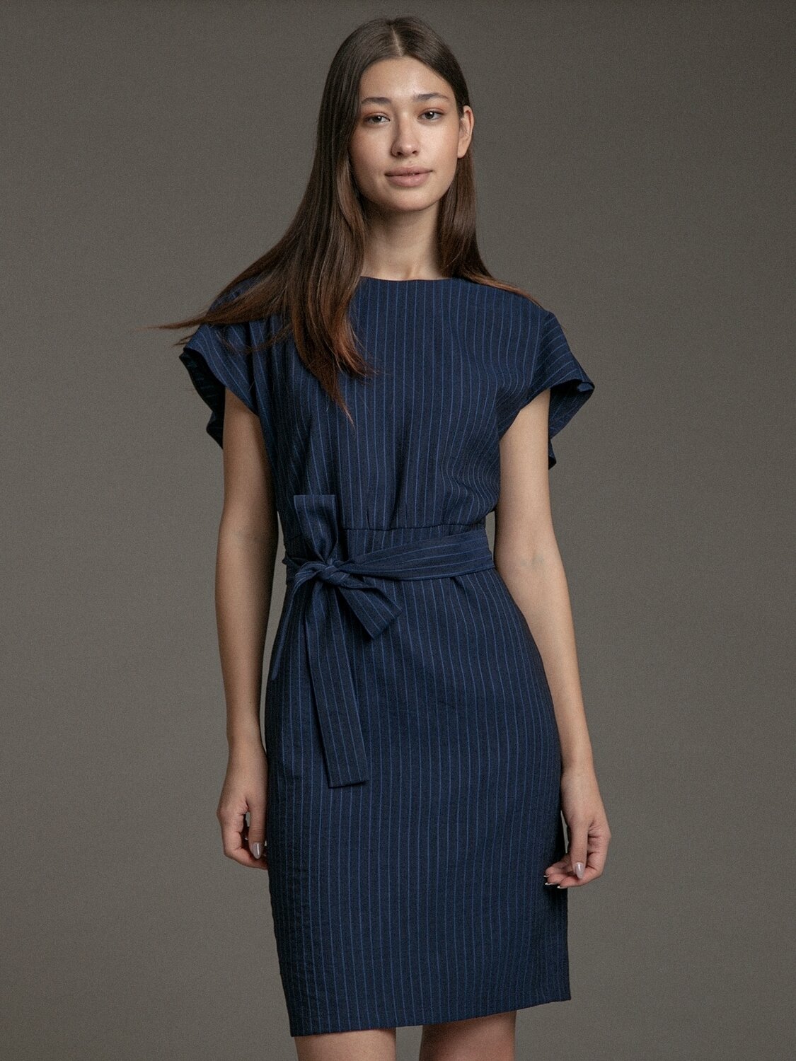 Emka Fashion Платье 94598 PL1058/rubens темно-синий