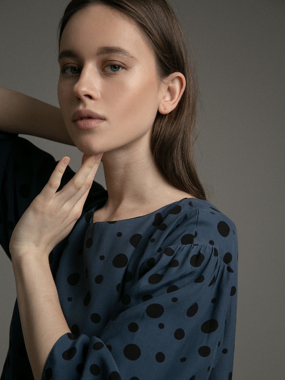 Emka Fashion Платье 94599 PL1042/pasta темно-синий