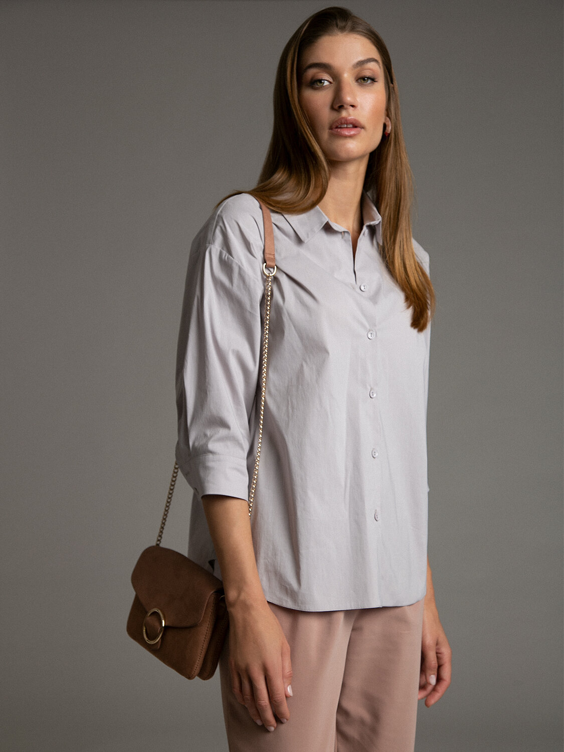 Emka Fashion Блузка 94600 B2540/chart Серый