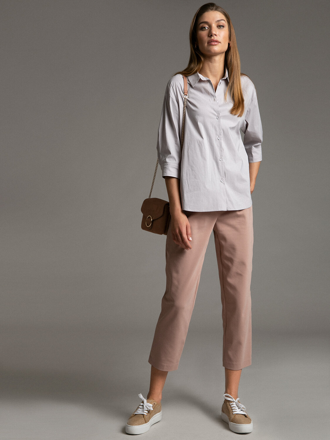 Emka Fashion Блузка 94600 B2540/chart Серый