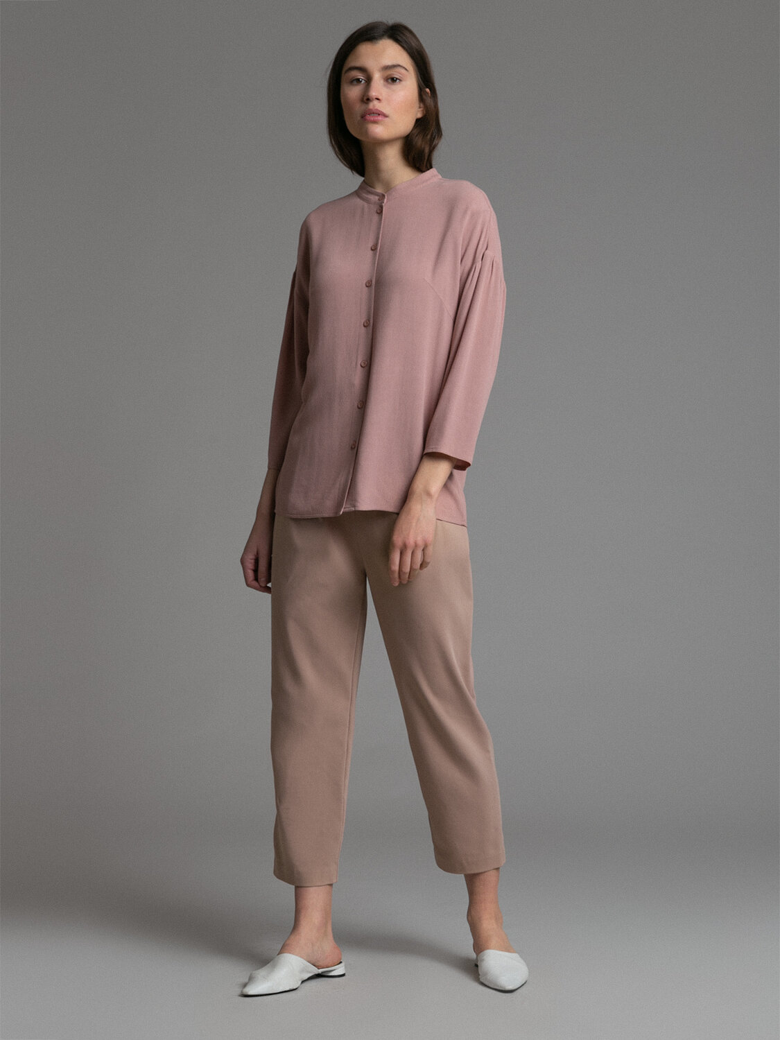 Emka Fashion Блузка 94603 B2504/evita бежевый