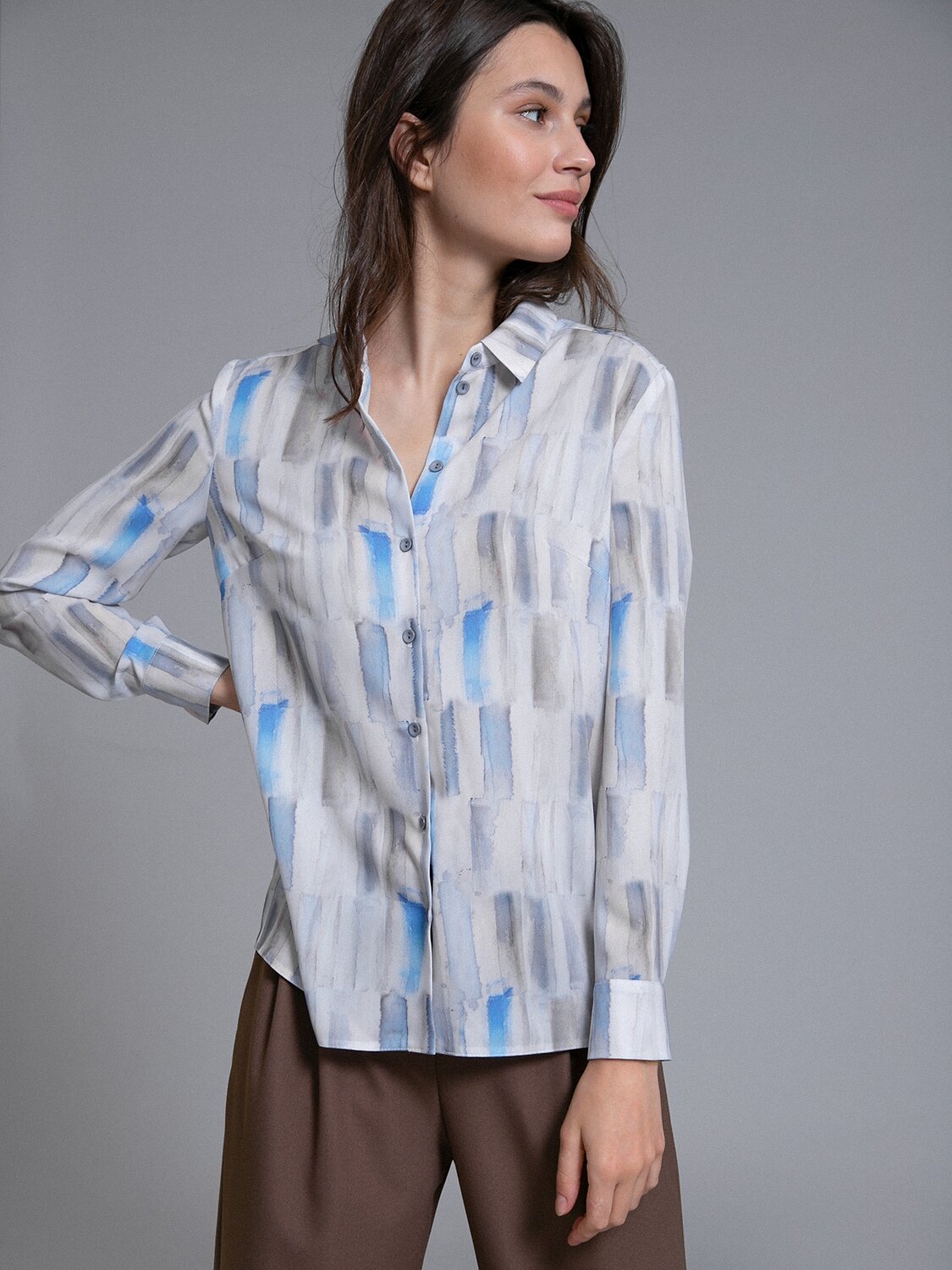 Emka Fashion Блузка 94610 B2412/coin Серый