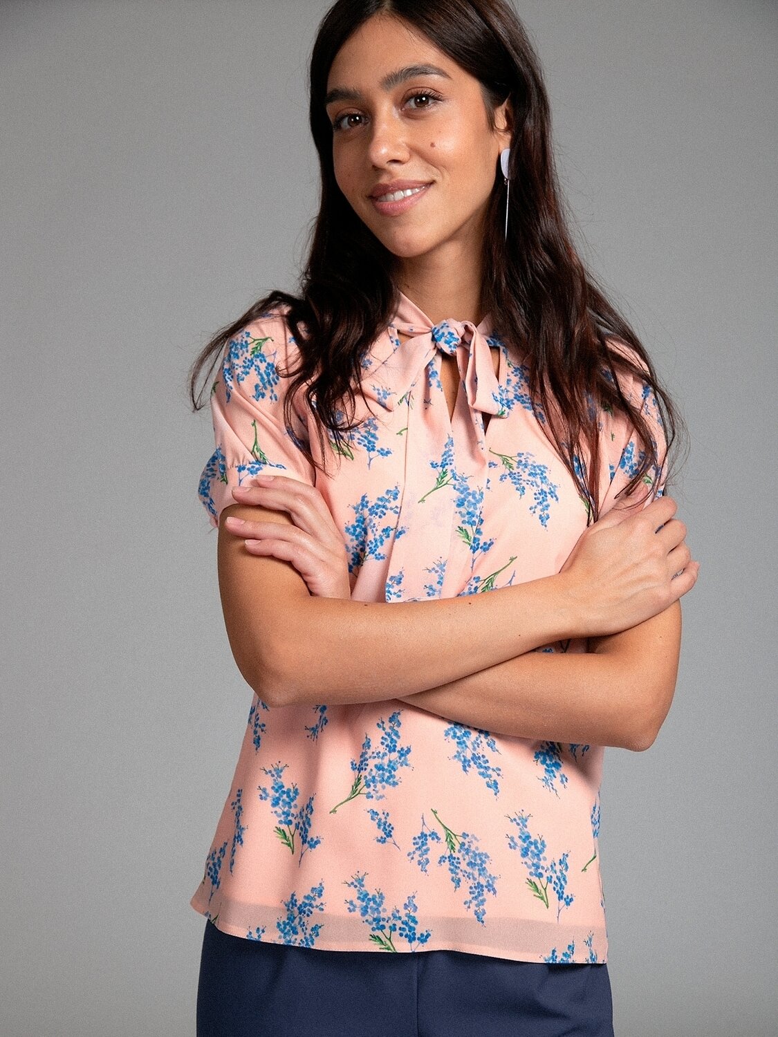 Emka Fashion Блузка 94611 B2396/veiland розовый