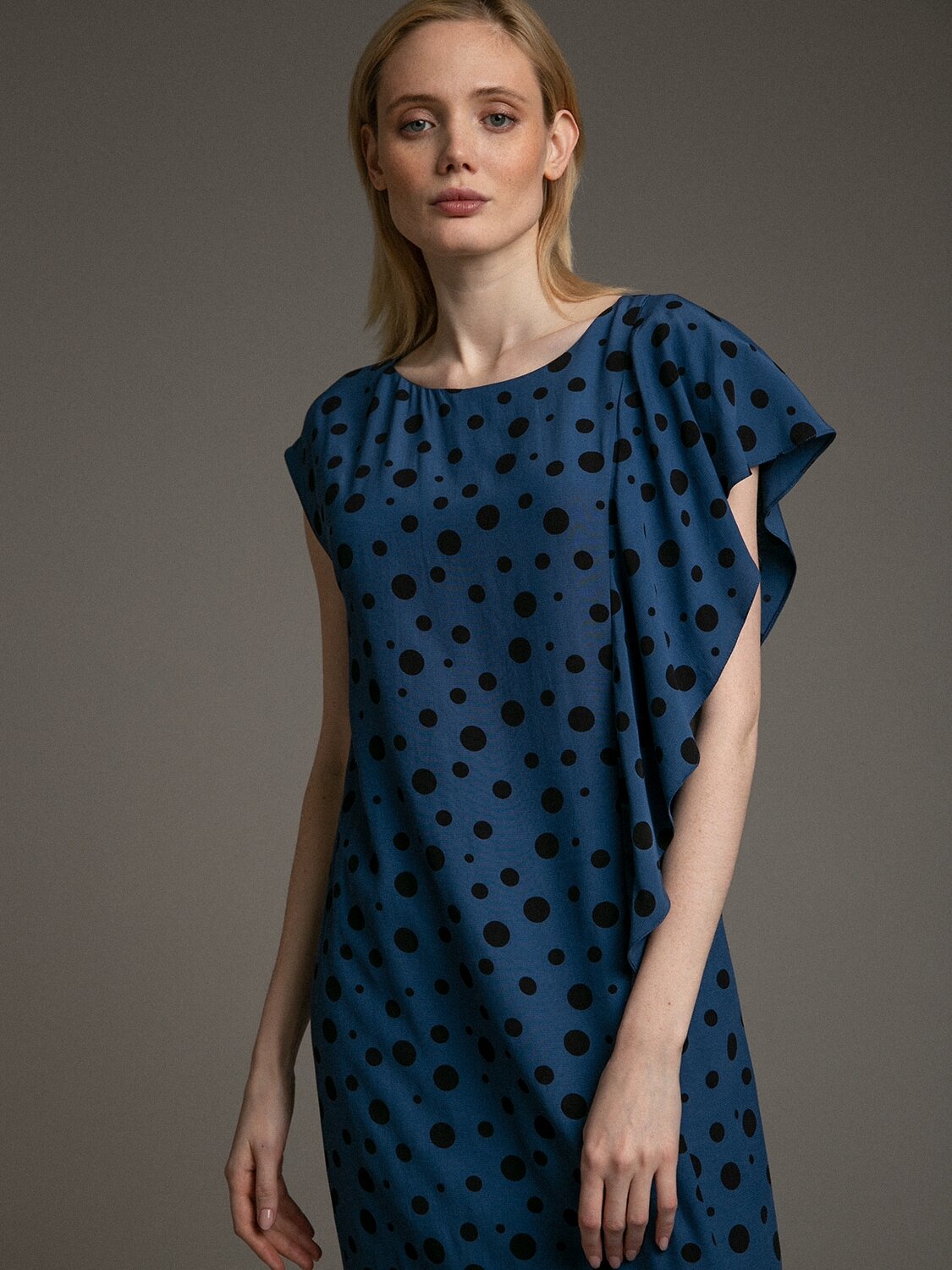 Emka Fashion Платье 94617 PL1036/pasta темно-синий