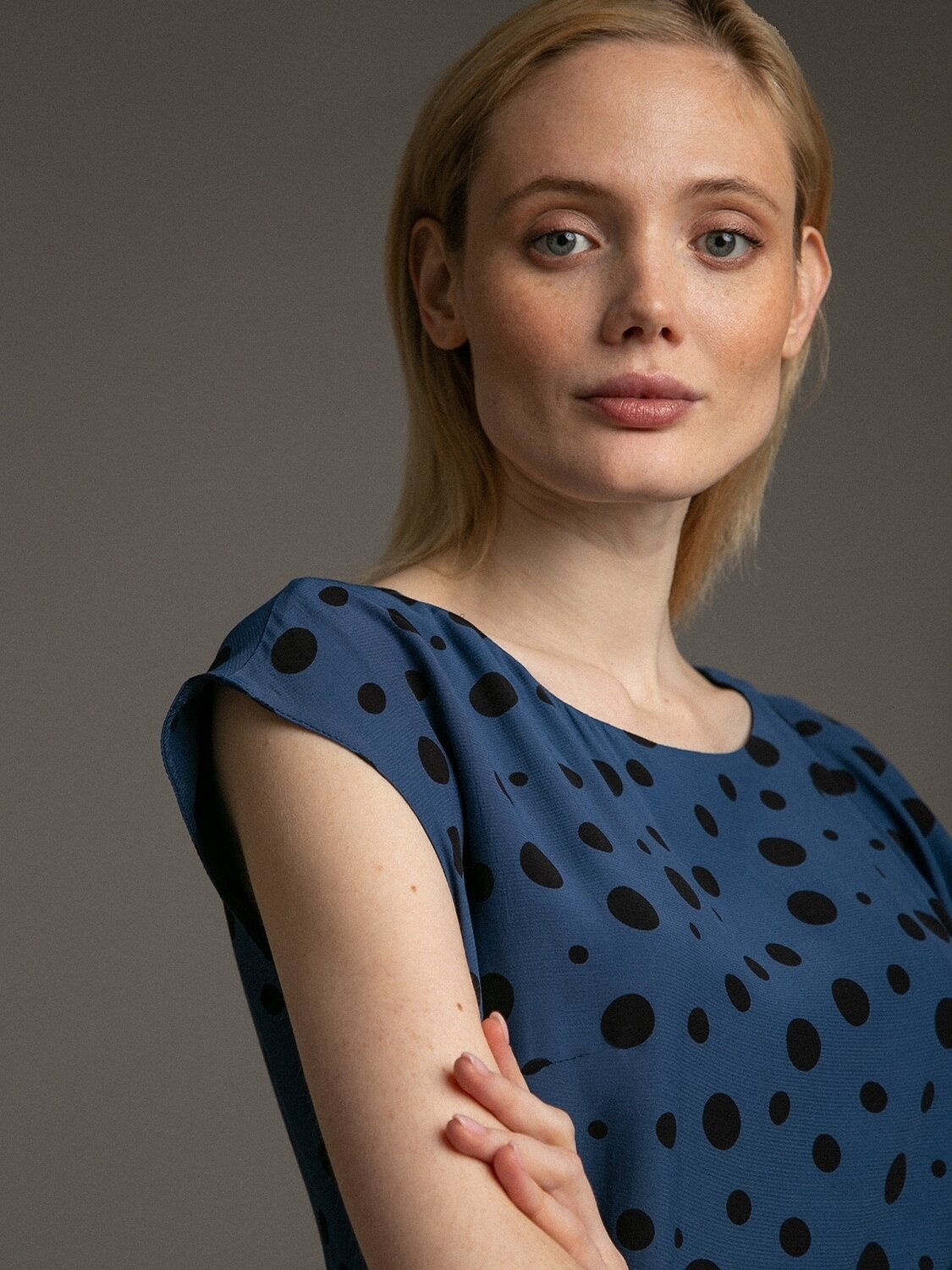 Emka Fashion Платье 94617 PL1036/pasta темно-синий