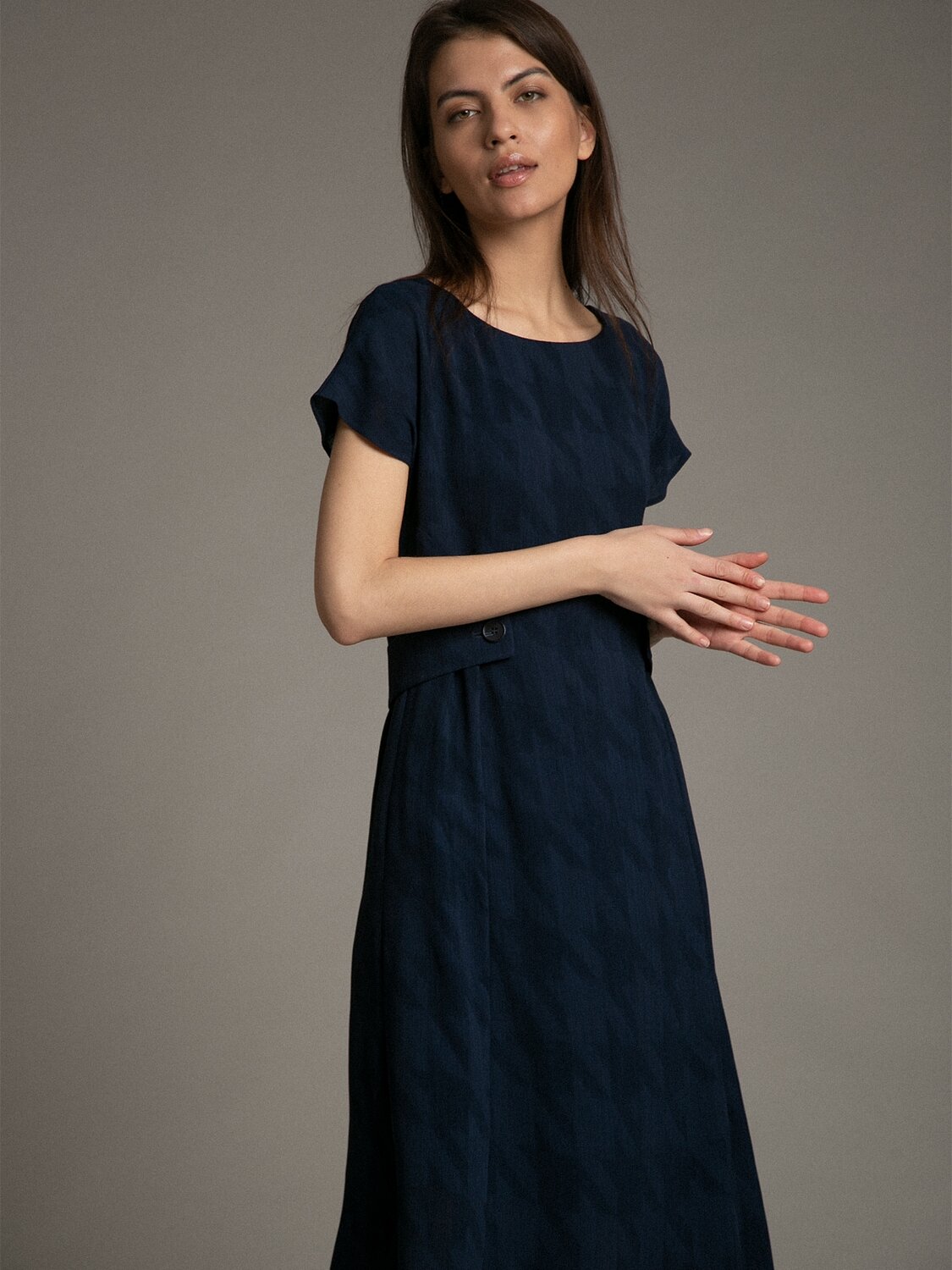Emka Fashion Платье 94621 PL1011/desert темно-синий
