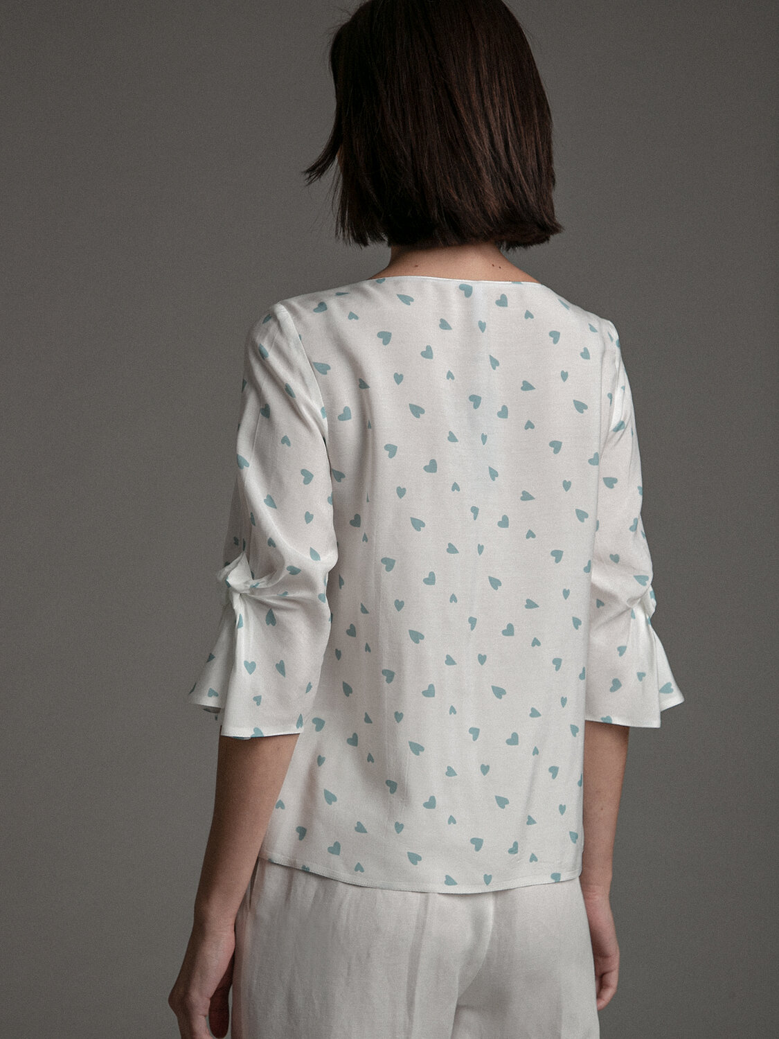 Emka Fashion Блузка 94622 B2463/river молочный
