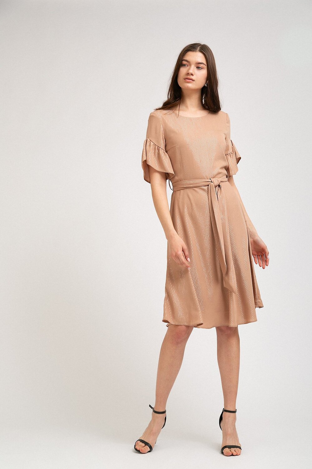 Emka Fashion Платье 95909 PL878/andrea бежевый, золотой