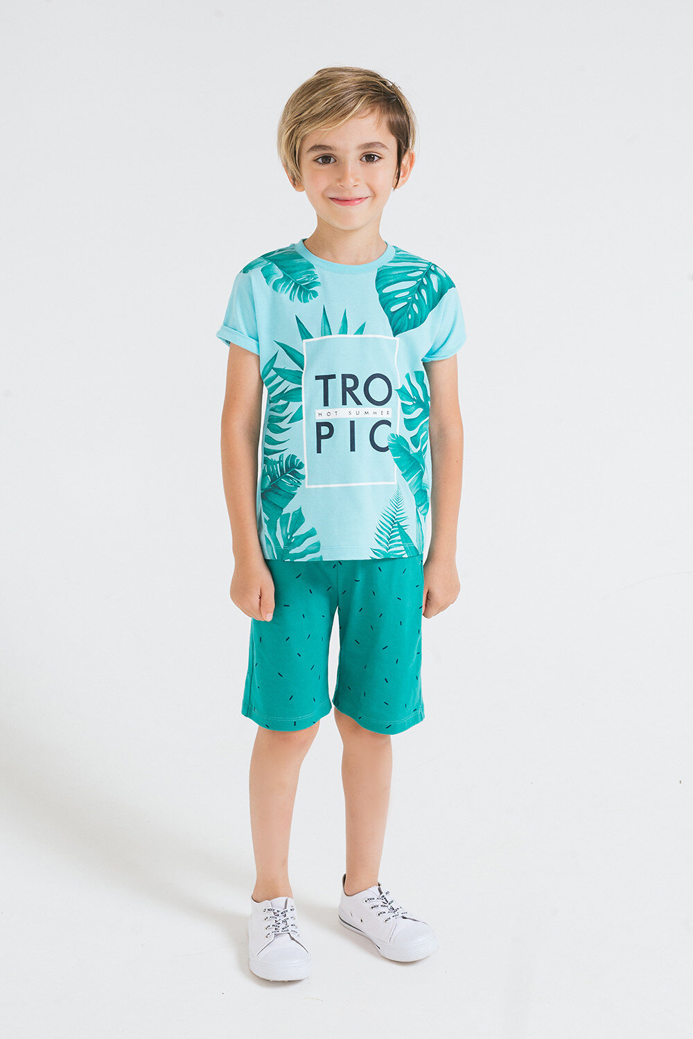 CROCKID Футболка 97096 КР 300434 бирюзовый