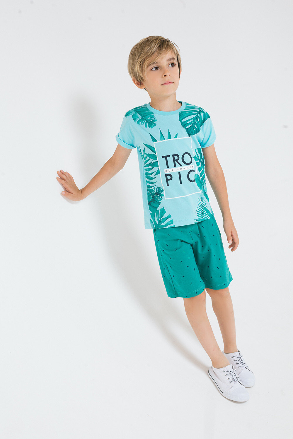 CROCKID Футболка 97096 КР 300434 бирюзовый