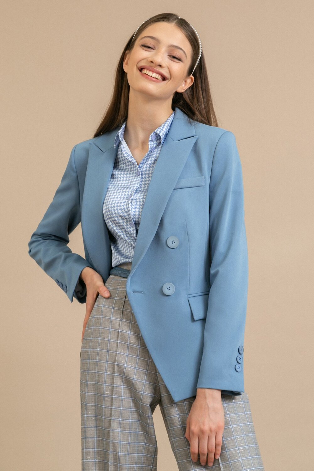 Emka Fashion Жакет 98850 ML571/cavalli голубой