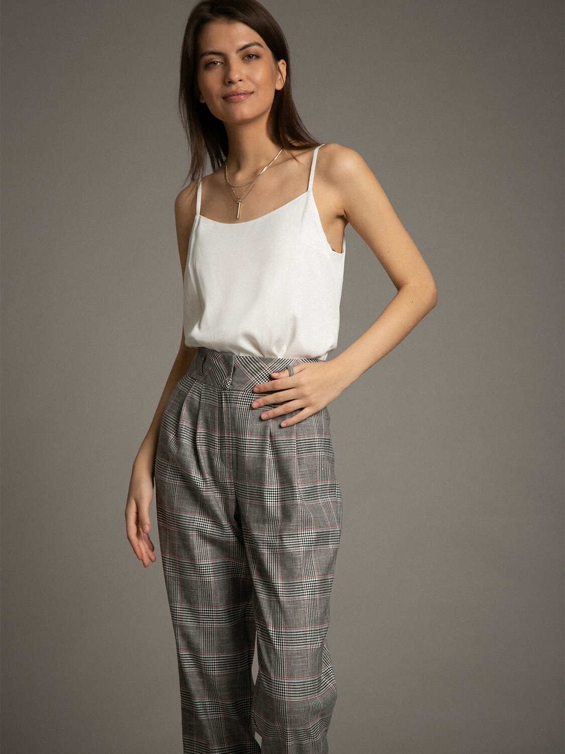 Emka Fashion Брюки 98854 D168/past Серый