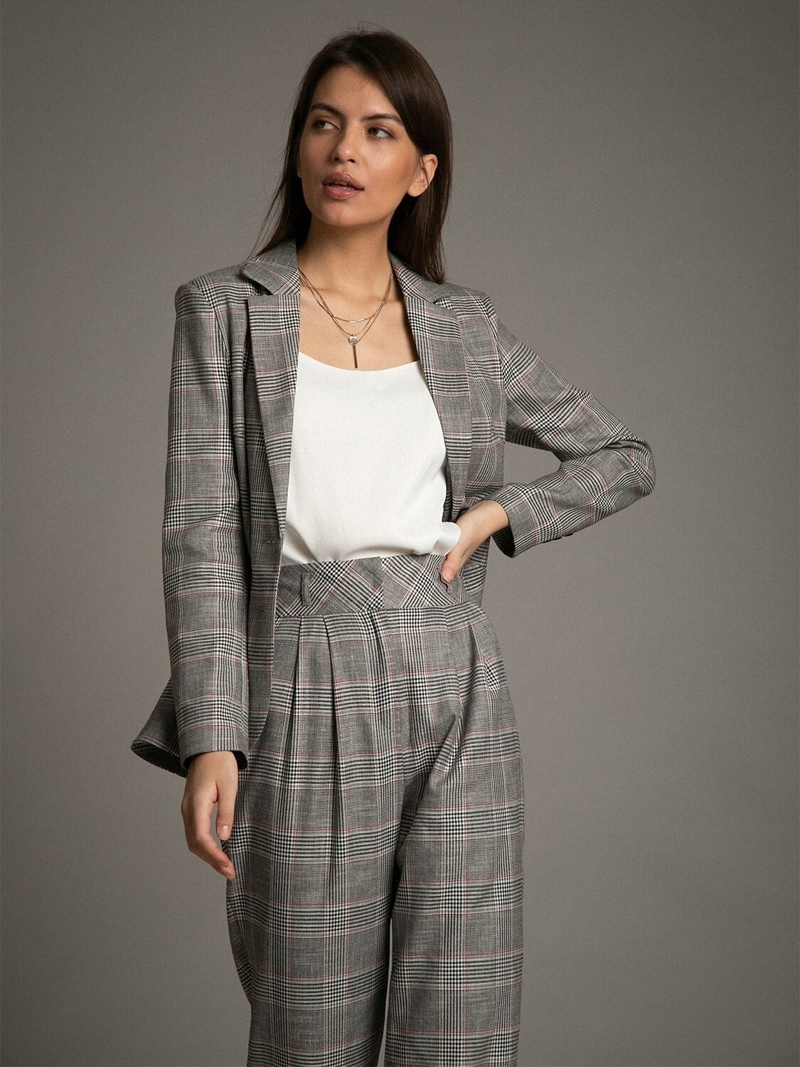 Emka Fashion Брюки 98854 D168/past Серый