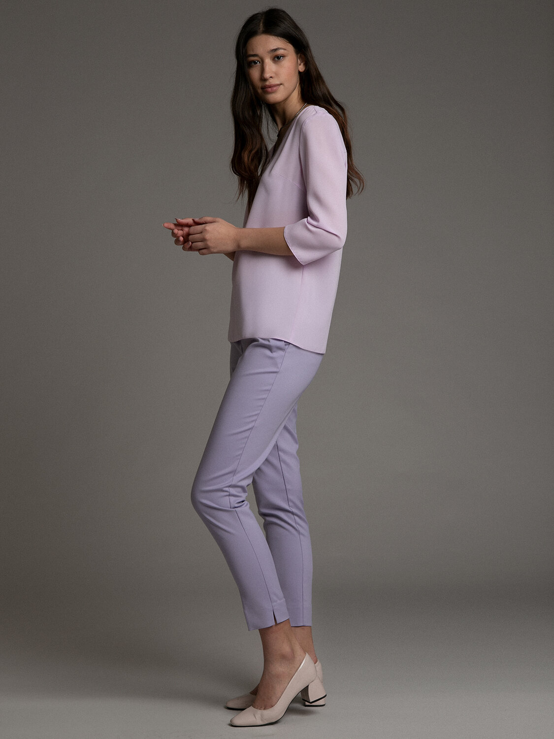 Emka Fashion Блузка 98856 B2502/lolla сиреневый