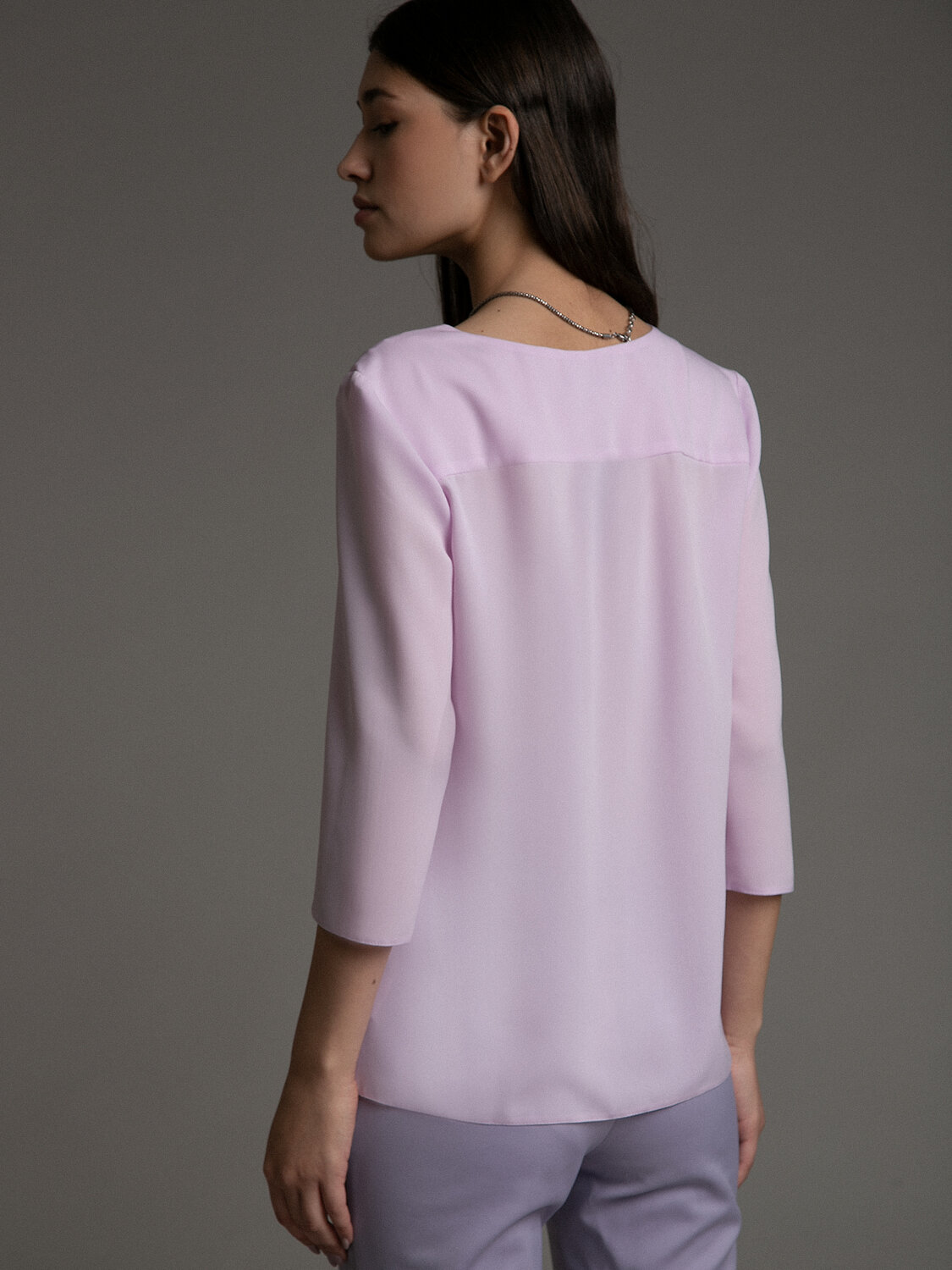 Emka Fashion Блузка 98856 B2502/lolla сиреневый