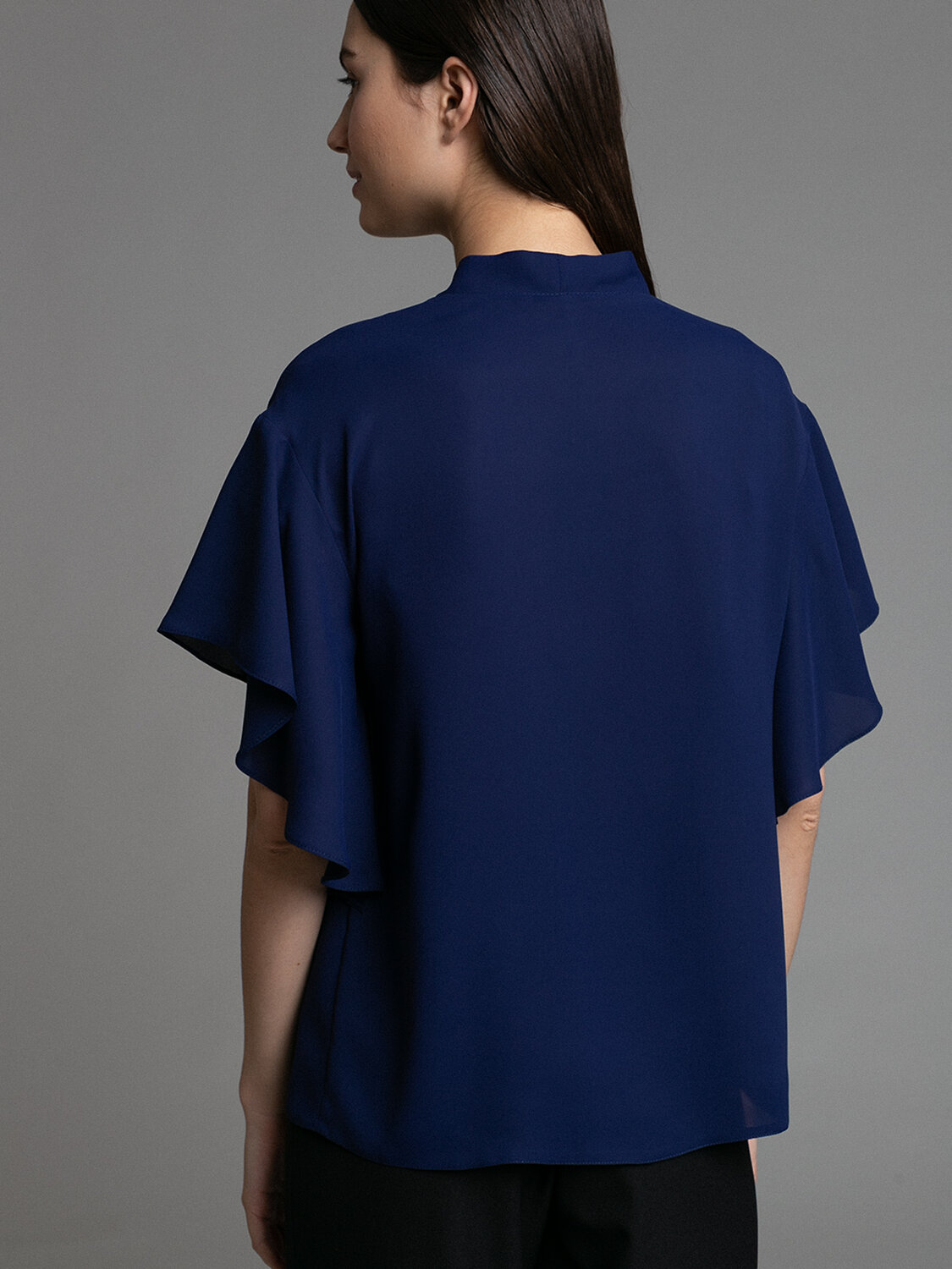 Emka Fashion Блузка 98857 B2516/beni темно-синий