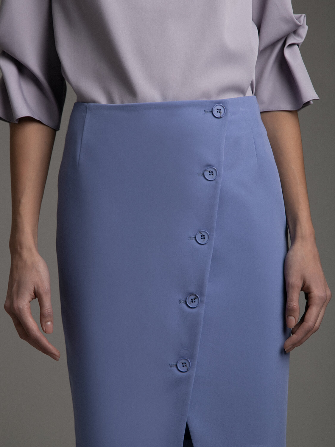 Emka Fashion Юбка 100379 S894/dhaka сиреневый