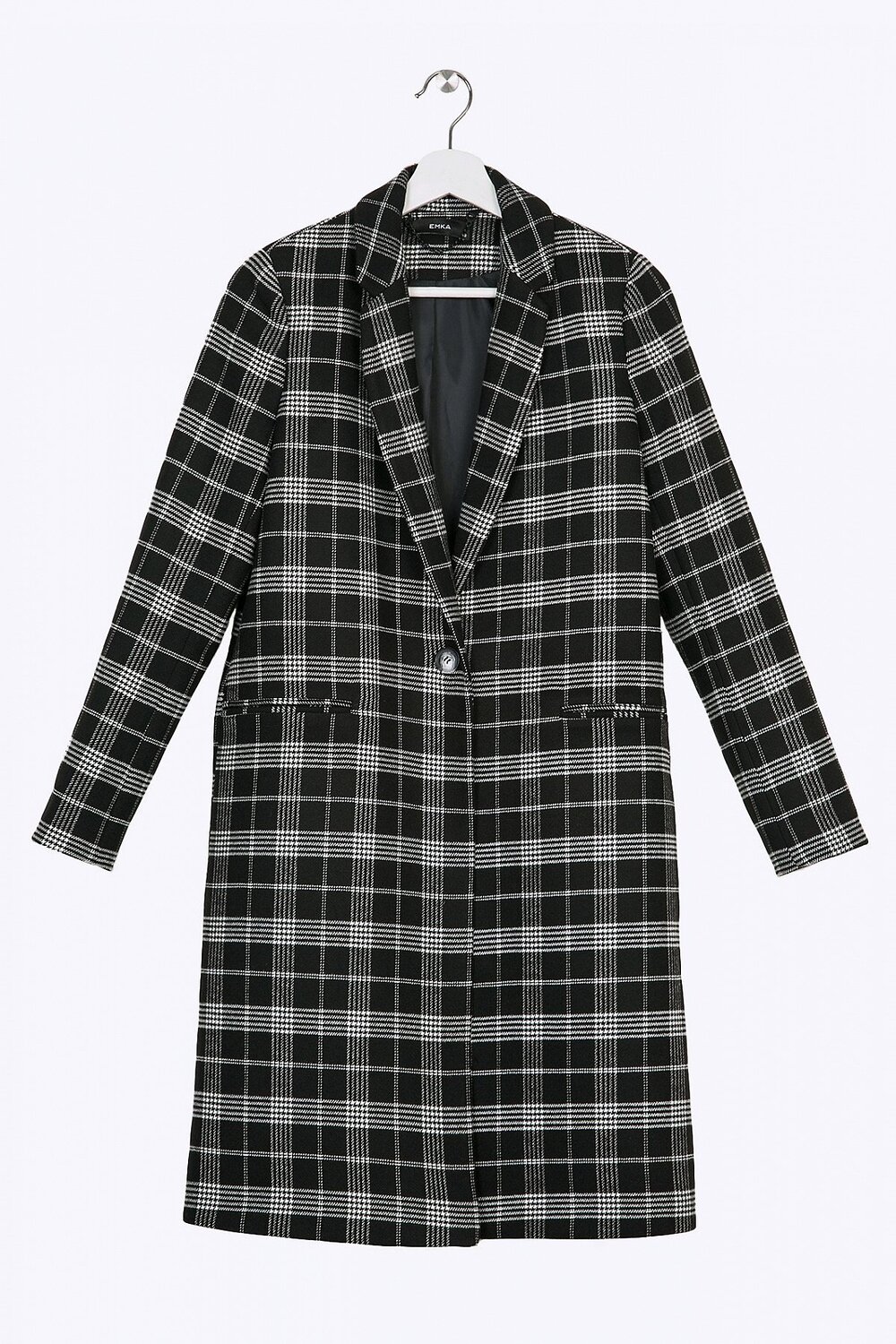 Emka Fashion Пальто 100979 R026/bono черный, белый