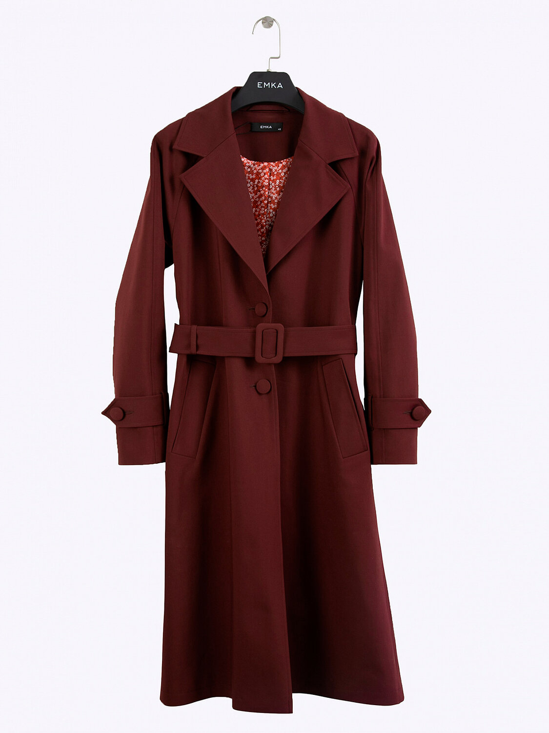 Emka Fashion Плащ 100994 T018/loana бордовый