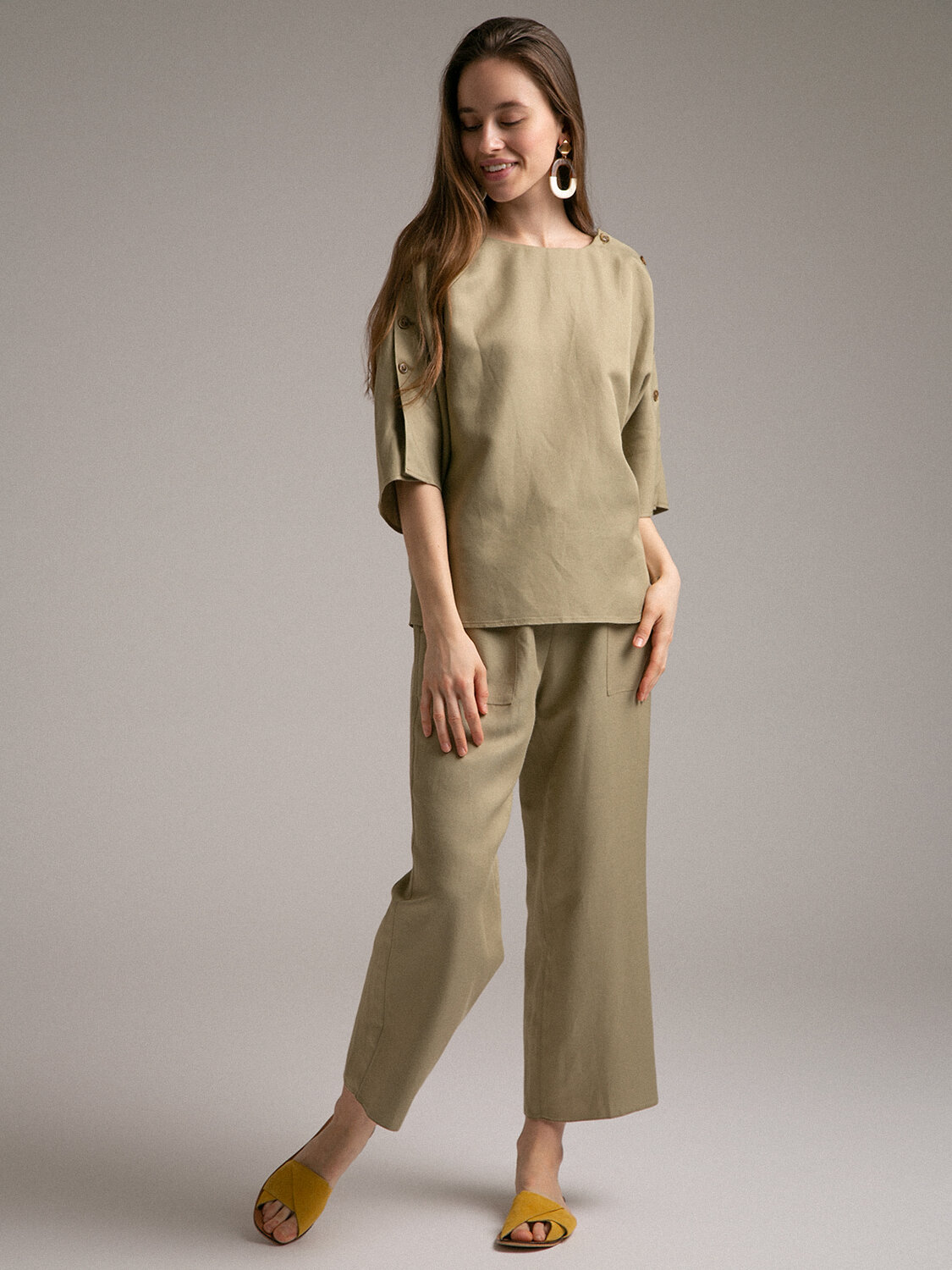 Emka Fashion Брюки 101966 D172/robin хаки