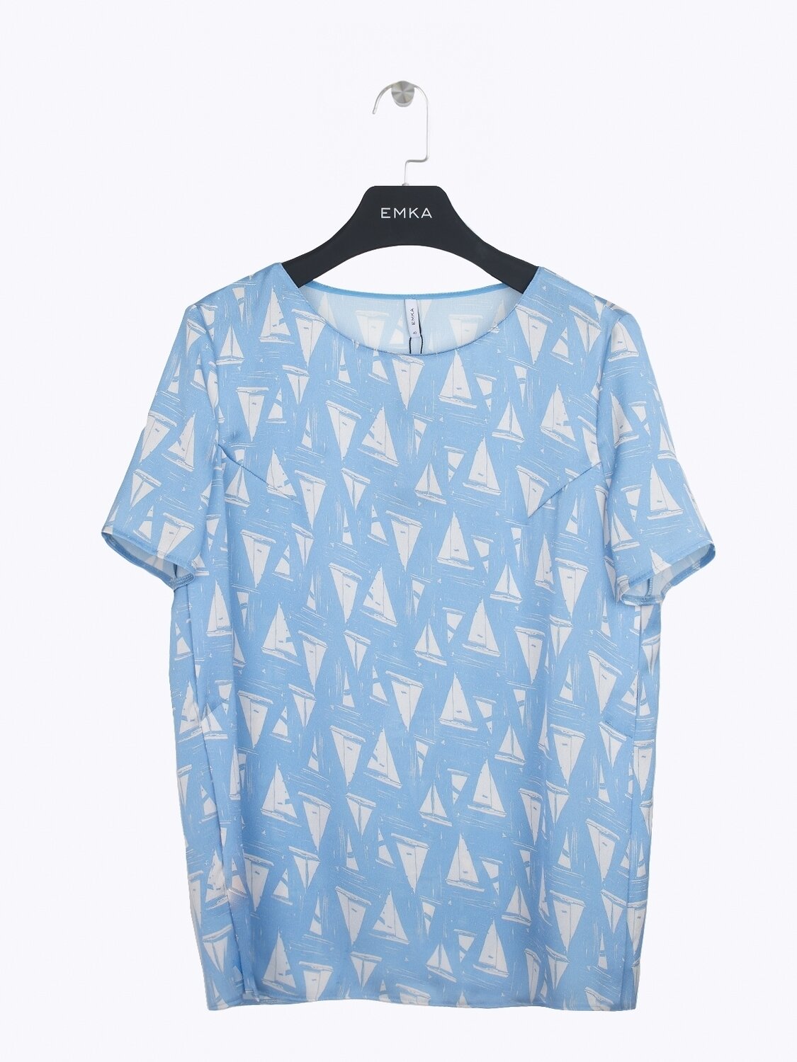 Emka Fashion Блузка 101970 B2532/marcus голубой