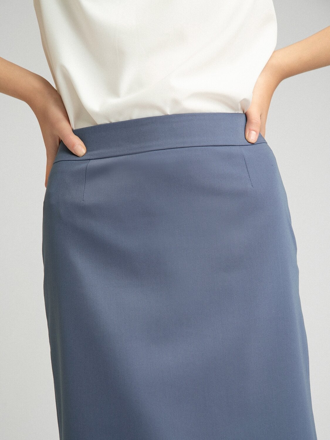Emka Fashion Юбка 101971 S878/point голубой