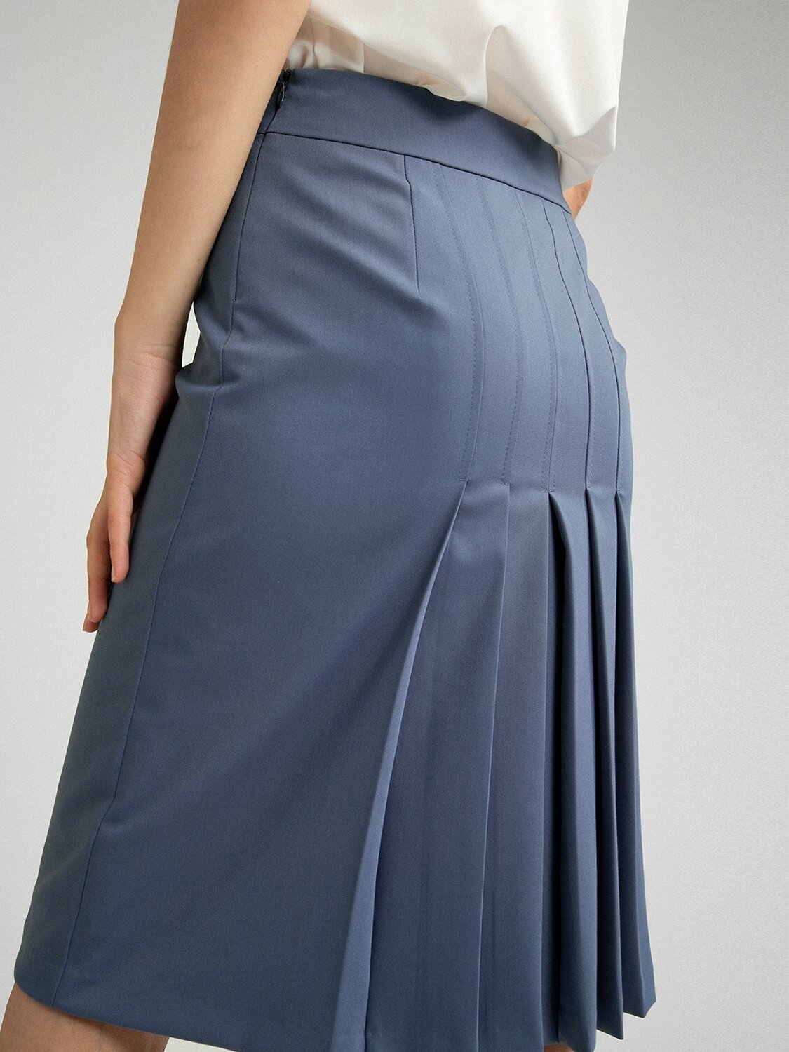 Emka Fashion Юбка 101971 S878/point голубой