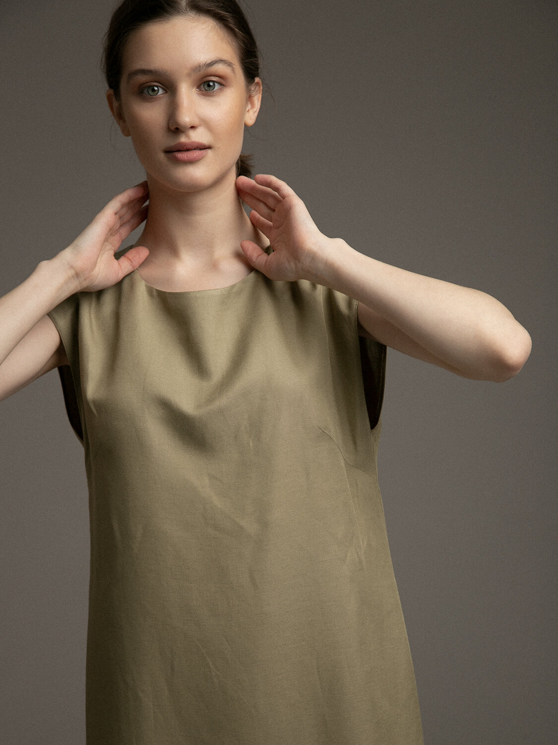 Emka Fashion Платье 101973 PL1037/robin хаки