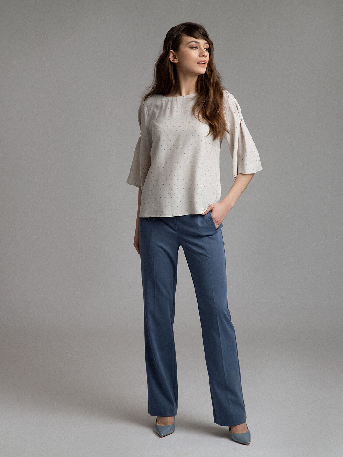 Emka Fashion Блузка 101979 B2533/expert бежевый