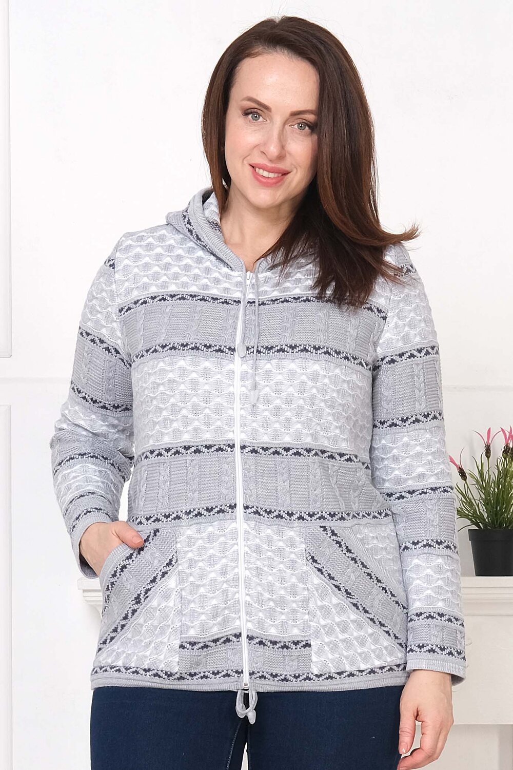 Ankoli Жакет 103001 5-1632 к серо-джинсовый