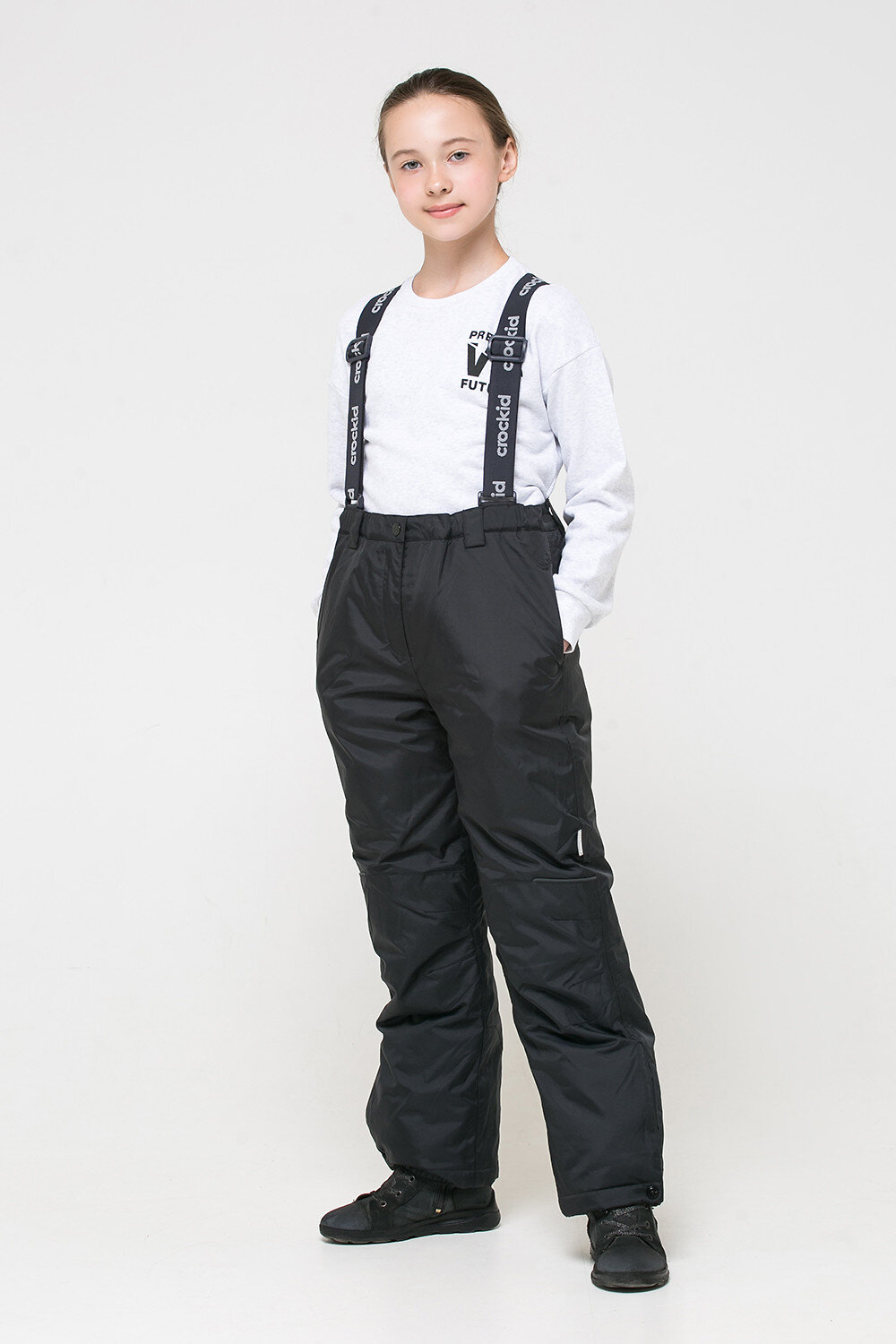 CROCKID Брюки 122125 ВК 40006/1 ГР черный
