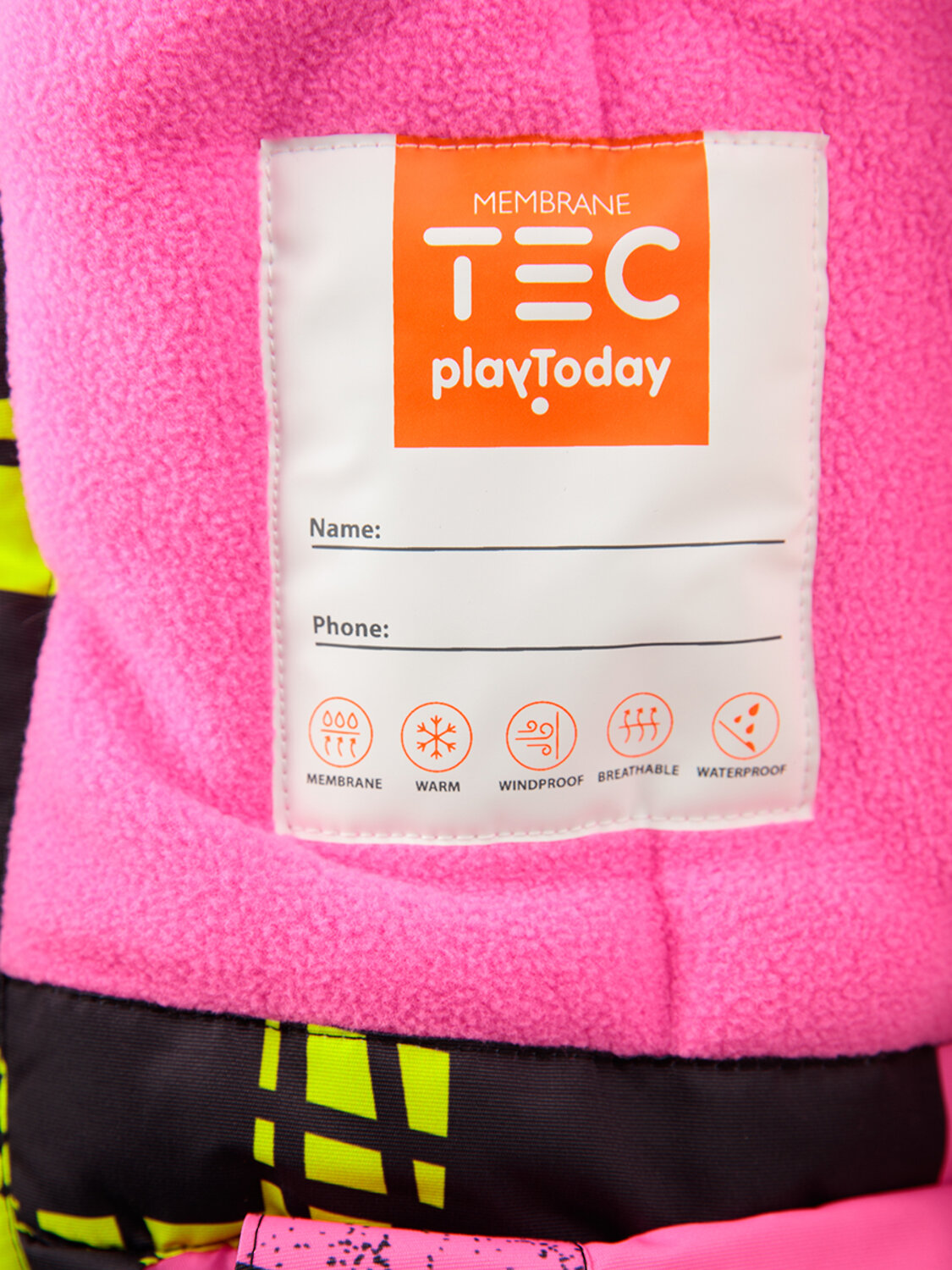 PLAYTODAY Куртка 123049 32021027 черный,многоцветная