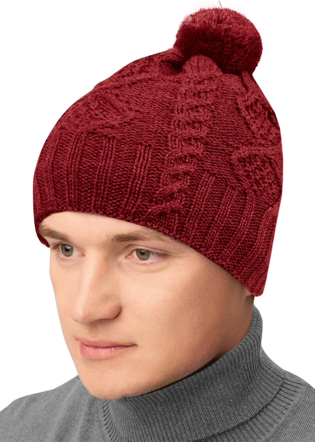 CLEVER Шапка 124521 601087аш бордовый