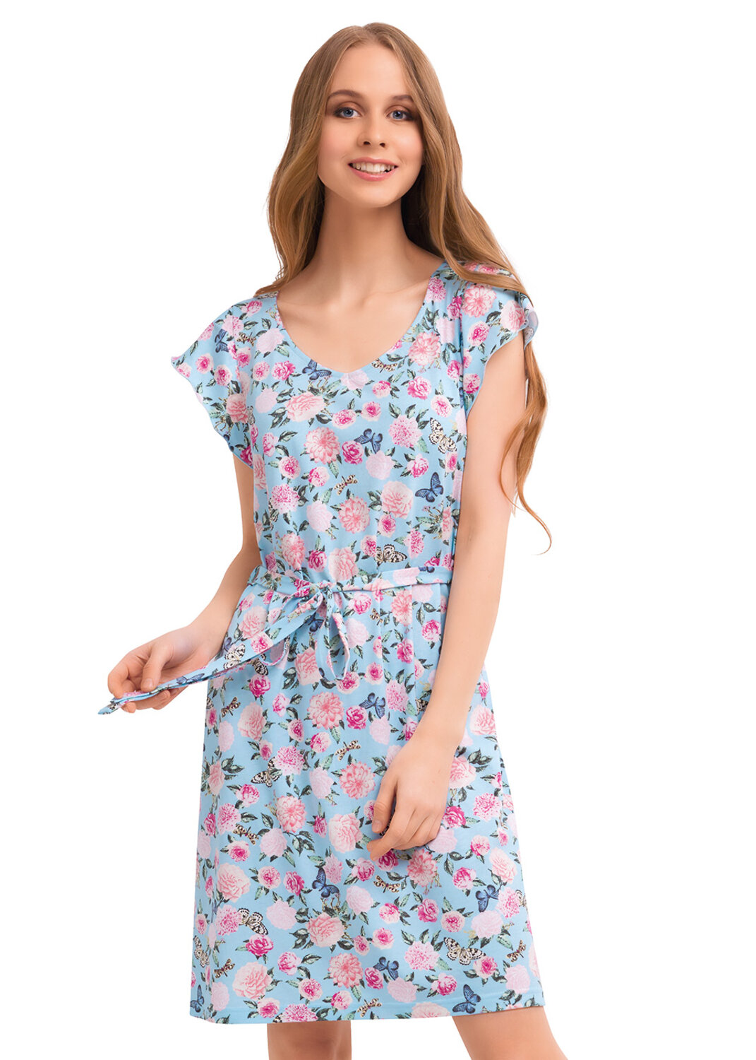 CLEVER Платье 137503 LDR29-746 св.голубой/св.розовый